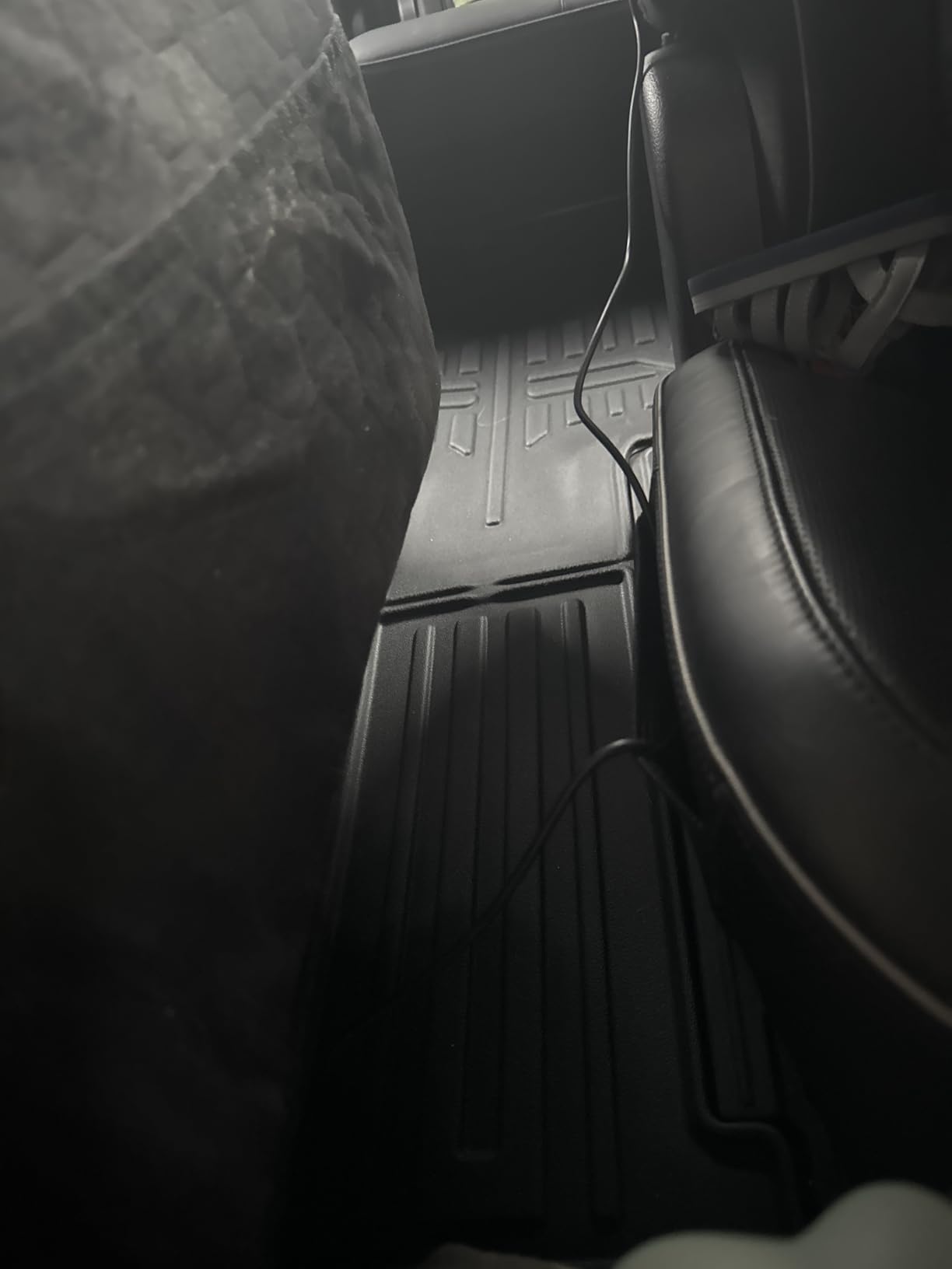Cargo Mat for 2020-2025 Hyundai Palisade, All Weather TPE Rear Cargo Liner with Seat Back Cover for Hyundai Palisade Accessories (Include Lower Trunk Mat) customer photo 1