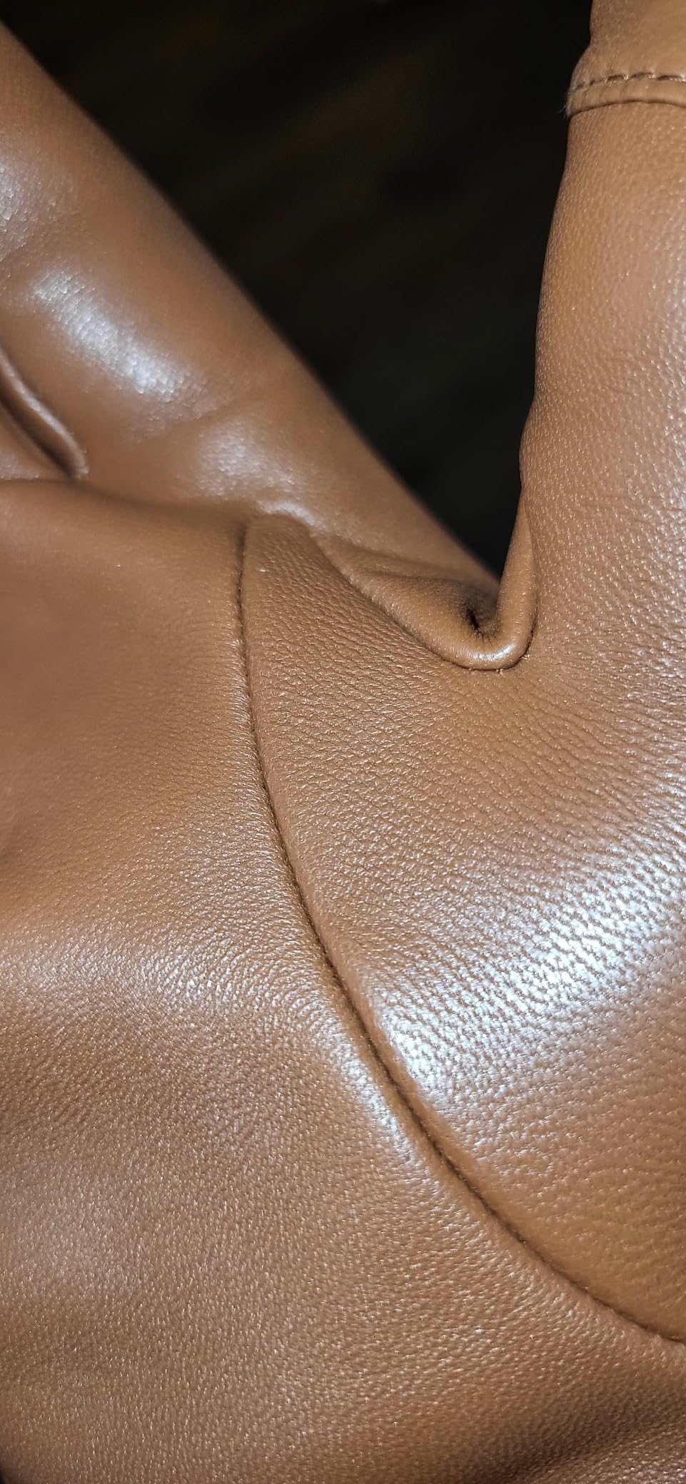 Cole Haan Men's Premium Leather Gloves With Touchscreen Thumb and Index Finger customer photo 2