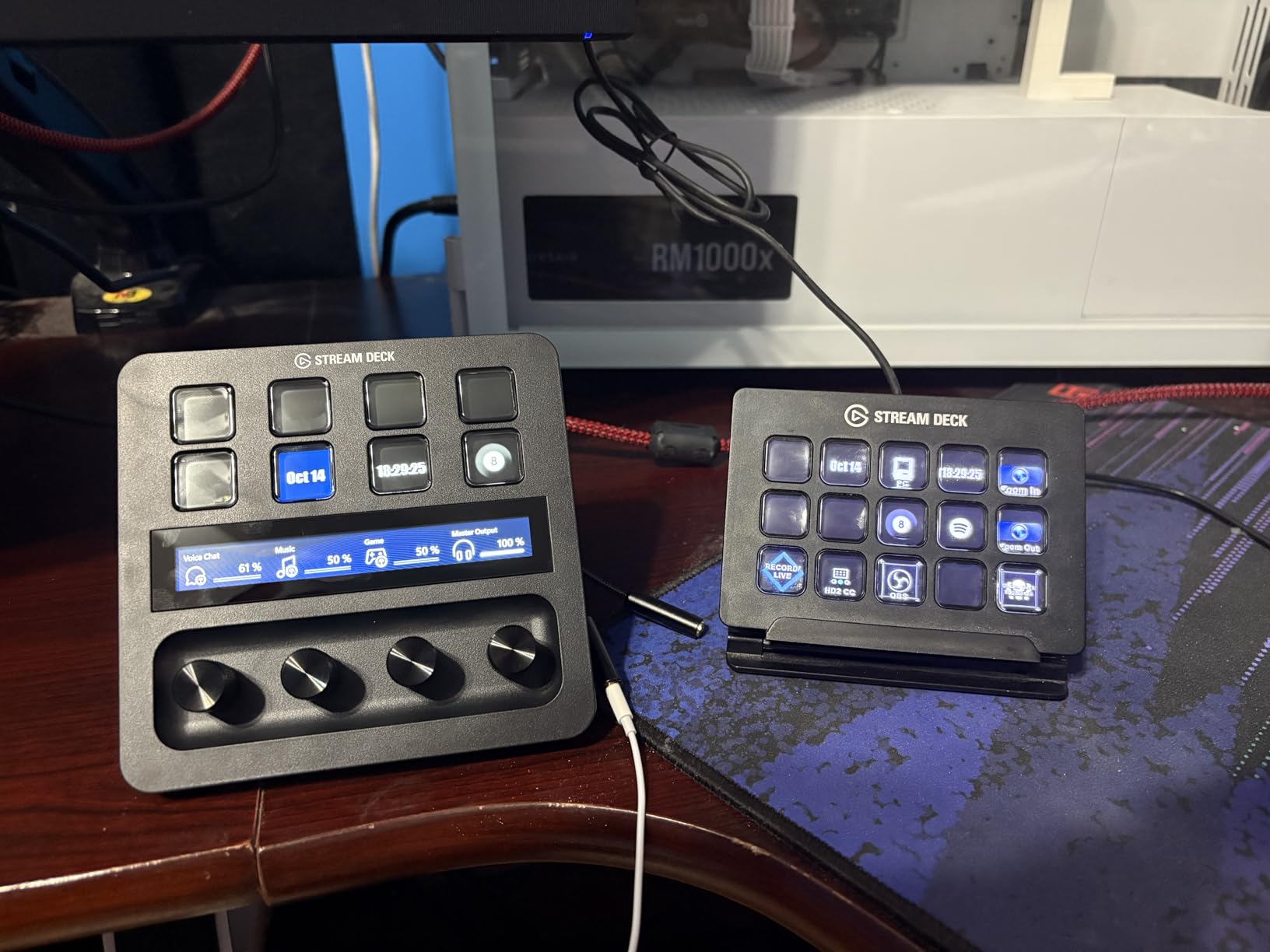 Elgato Stream Deck + XLR Audio Mixer, Rear Mic Interface | Built-in XLR-to-USB interface, 75dB gain, 48V phantom power, Tactile dials and touch strip, Works with any XLR mic customer photo 1