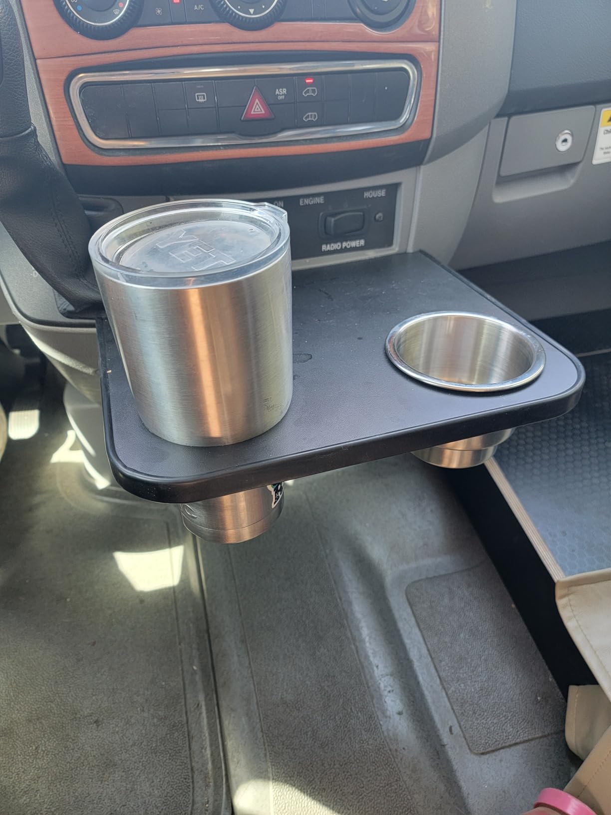 RV Cup Stainless Holder Accessories for Mercedes-Benz Camper Van 2006-2018 Sprinter NCV3 Snack Tray Phone Table customer photo 1
