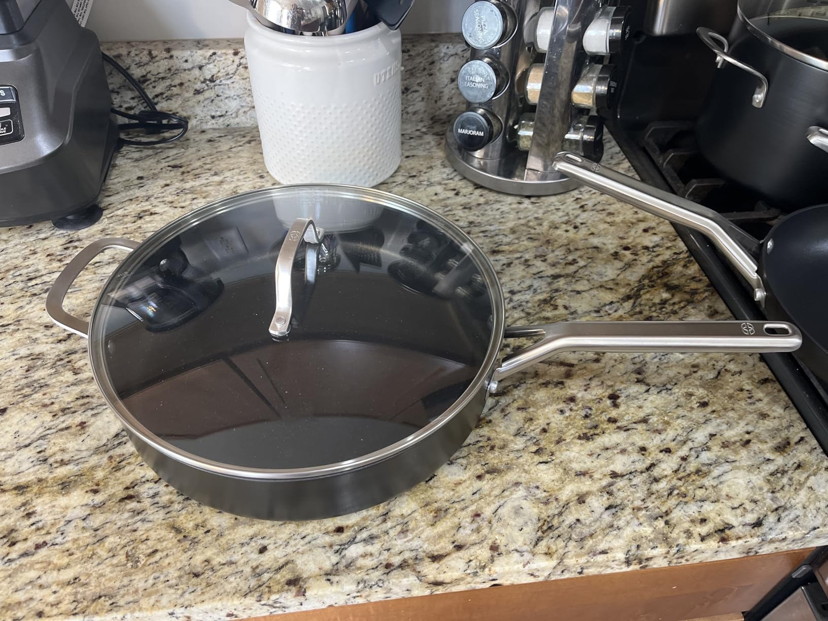 Calphalon Hard-Anodized Nonstick 5-Qt. Sauté Pan with Lid customer photo 1