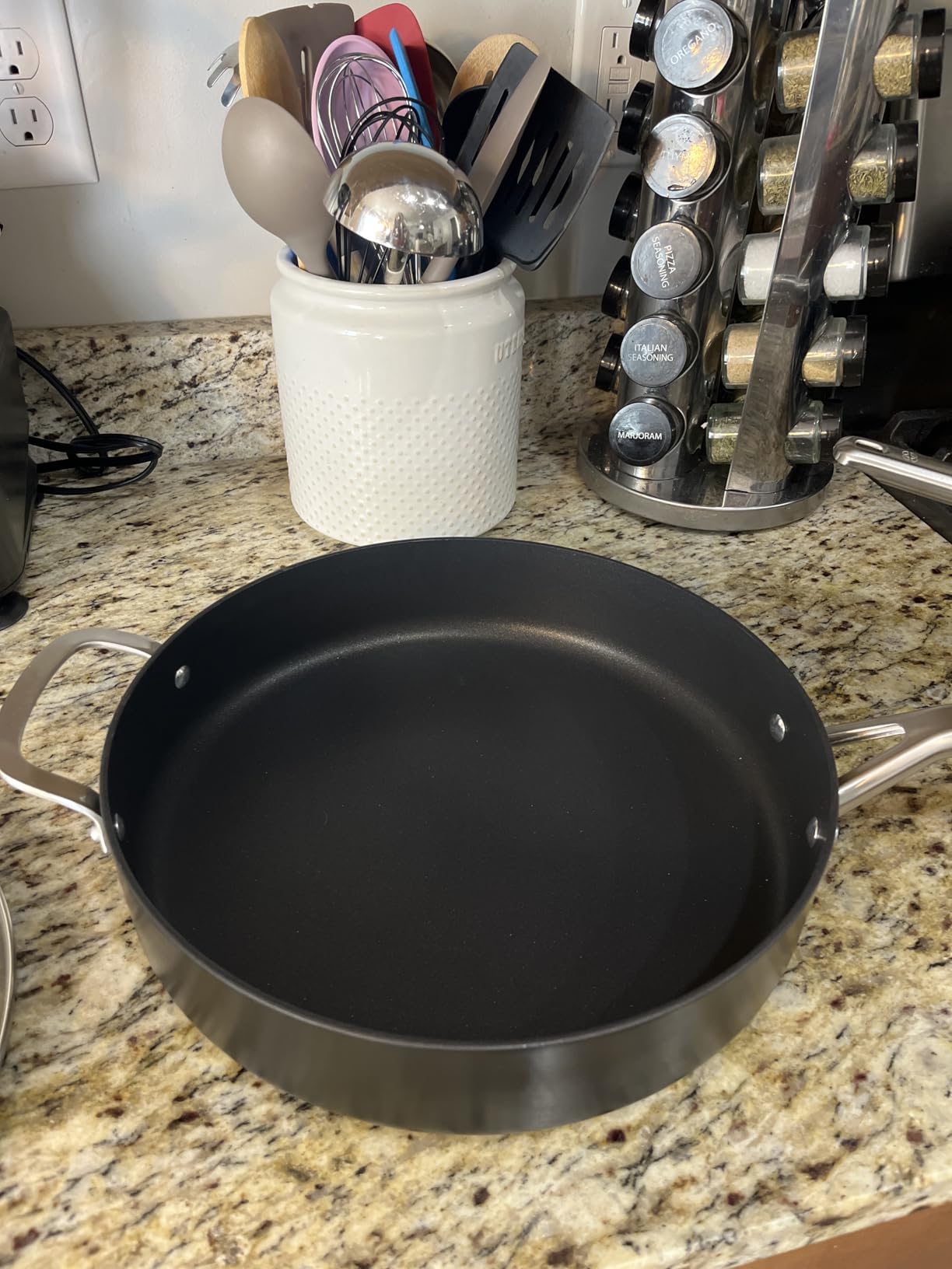 Calphalon Hard-Anodized Nonstick 5-Qt. Sauté Pan with Lid customer photo 2