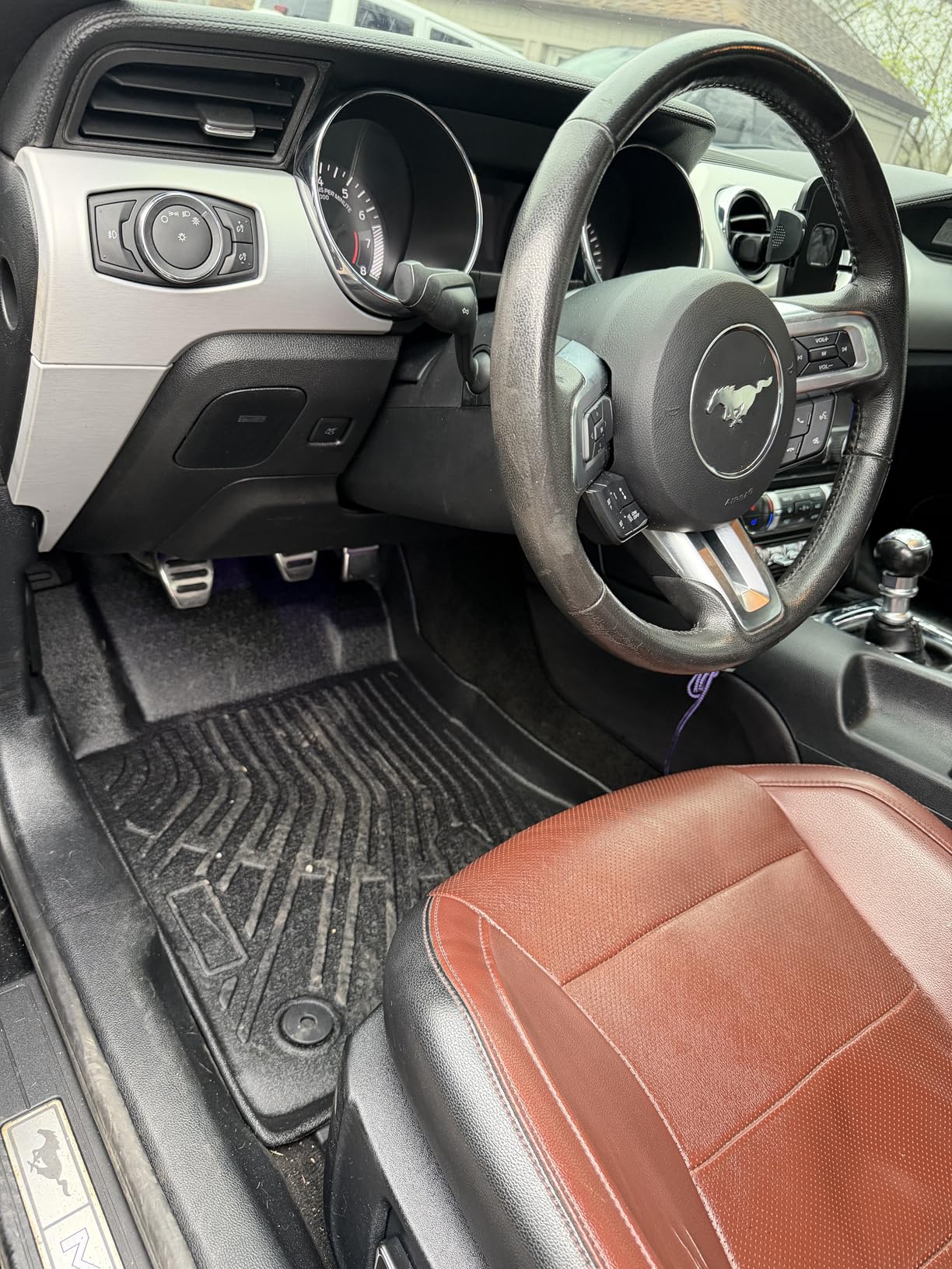 CARxion for Ford Mustang Floor Mats & Cargo Liner (2015-2026, All Weather 5PCS Full Set, Not for Mach-E) customer photo 1