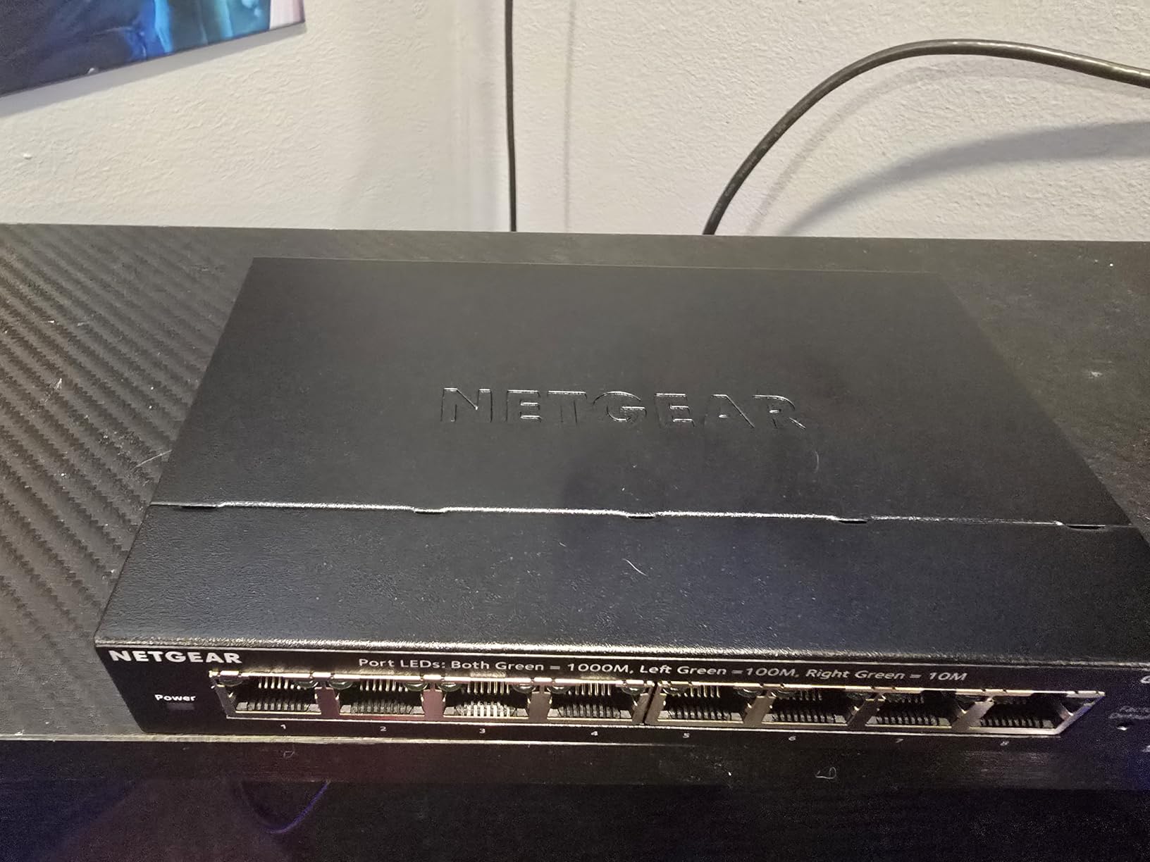 NETGEAR 8-Port Gigabit Ethernet Easy Smart Managed Essentials Switch (GS308E) - Desktop or Wall Mount, Home Network Hub, Office Ethernet Splitter, Silent Operation customer photo 2