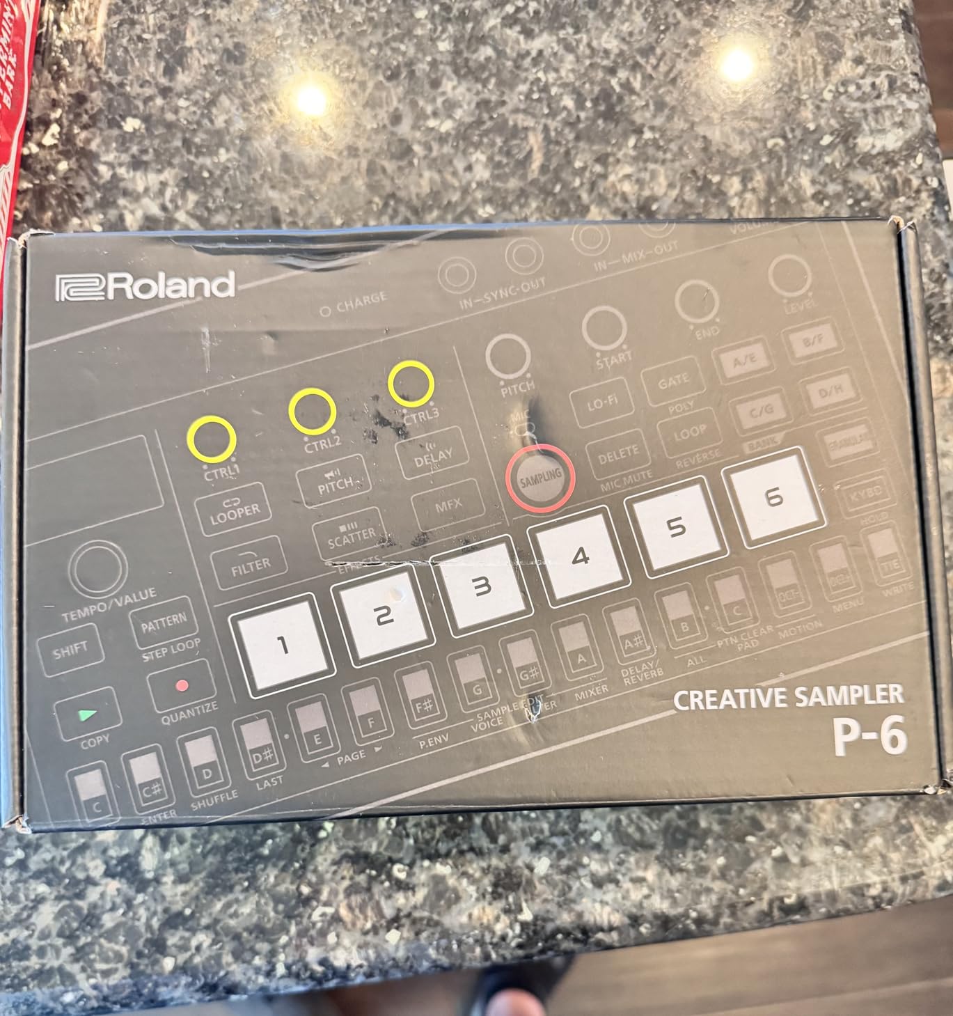 Roland AIRA Compact P-6 Creative Sampler | Granular Sound Design | Powerful Sequencer | Onboard Keyboard | Custom Loops | Built-In Mic | Hands-on Effects | Pocket-Size Sampler, 64-Step Sequencer, Granular Engine, USB-C Audio and Midi, ~3 Hr Battery, 20 Mfx customer photo 2