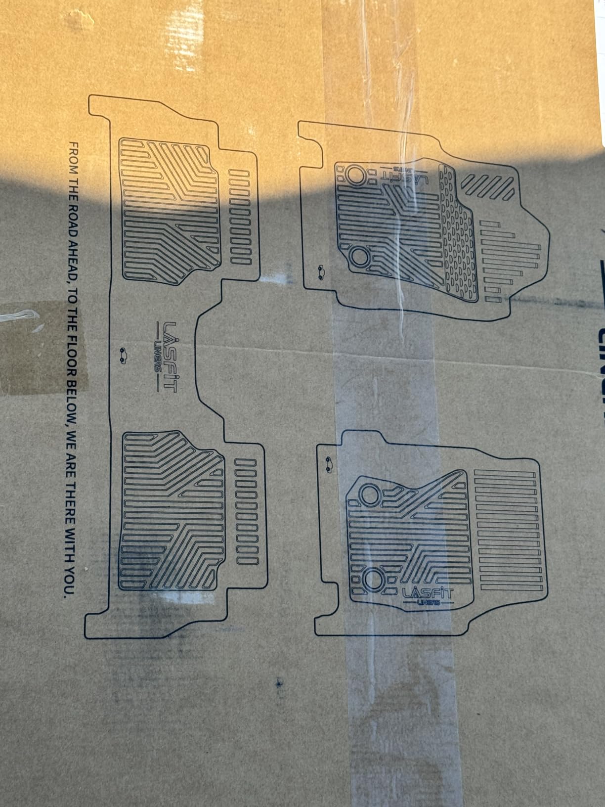 LASFIT Floor Mats & Cargo Liner 2021-2026 & Only 7 Seats (Not for 8/9 Seats) for Chevy Suburban/GMC Yukon XL(Only Yukon XL, Not Fit Yukon)/Cadillac Escalade ESV(Only Escalade ESV, Not Fit Escalade) customer photo 1
