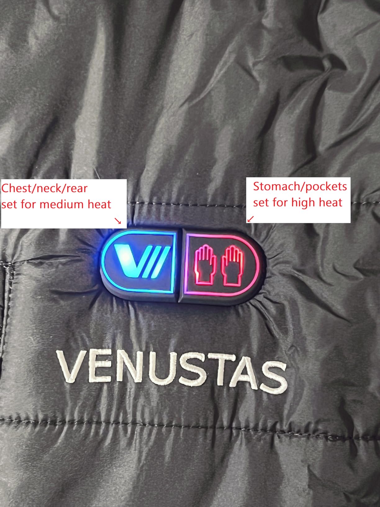 Venustas Men's 12V Dual-Control Heated Vest with Battery, Durable Electric Heated Clothing for Winter Work & Outdoor Use customer photo 2