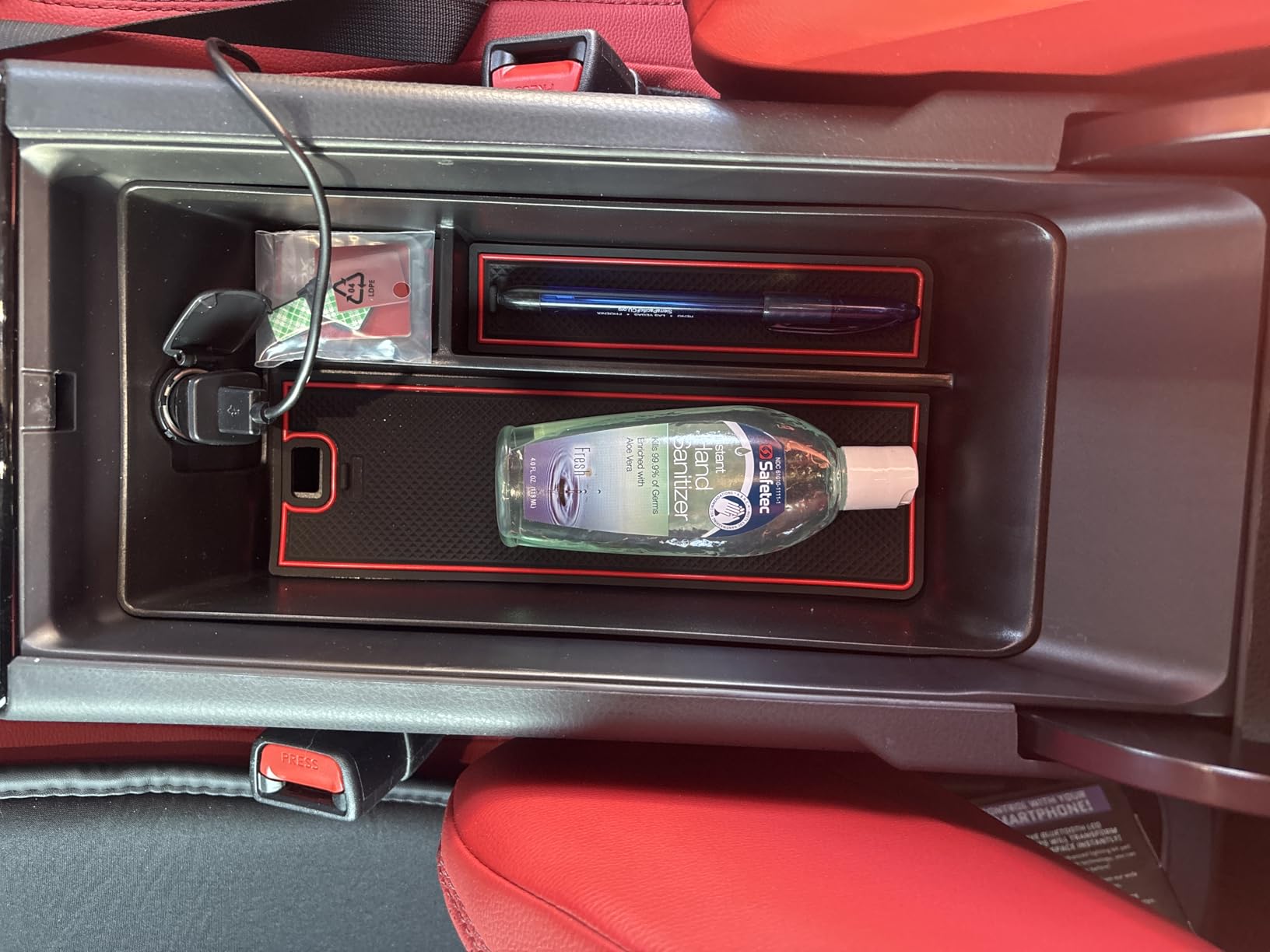 TOPINSTALL 2026 Center Console Tray Compatible with 2025-2026 Toyota Camry (XSE/XLE/SE/LE) Armrest Storage Box Console Organizer for 9th Gen Camry Interior Accessories customer photo 2