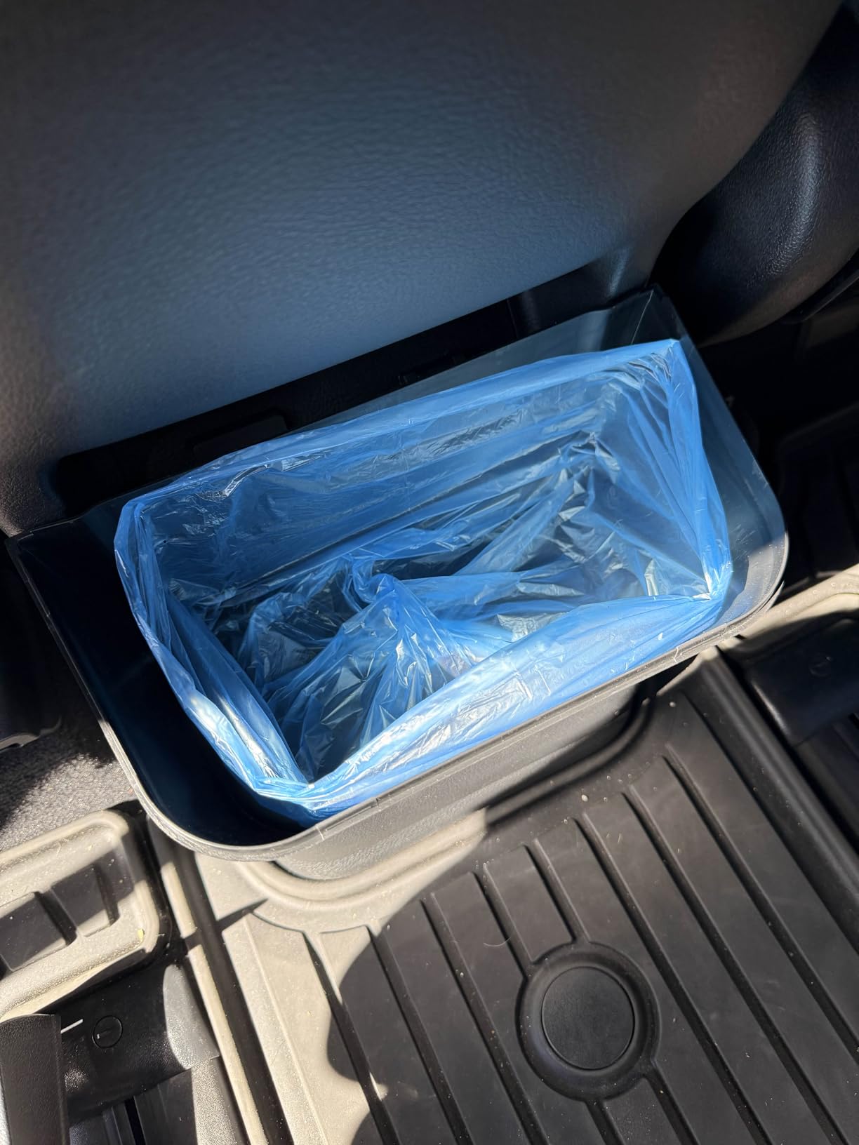 PACEWALKER for Toyota Sienna Car Trash Can Modification Waterproof in- Trash can Row Cup Holder Design for Toyota Sienna 2021-2025 Accessories Brown customer photo 2
