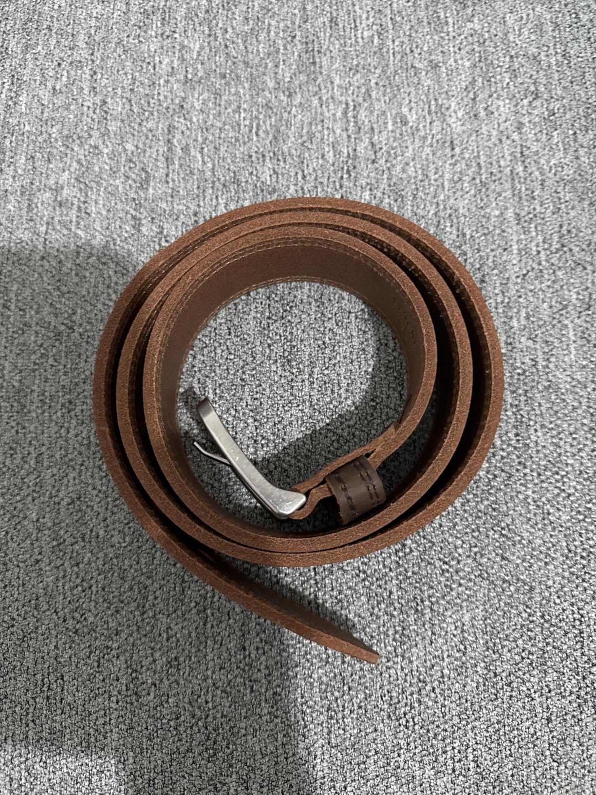 CHAOREN Mens Belts Casual for Jeans - Full-Grain Leather, Durable Cowhide | Solid Buckle, Classic Style, Handmade, Daily Wear, Gift Box customer photo 1