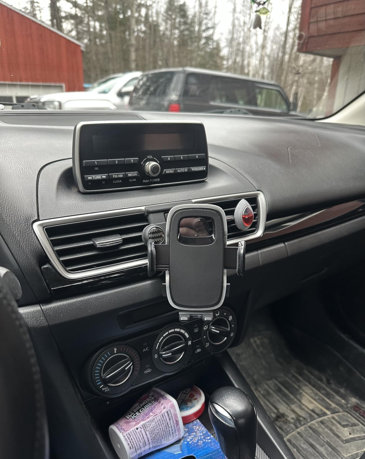 ELOHEI Custom Fit Phone Mount for Mazda 3 with Custom Base | Car Phone Holder for Mazda 3 2014 2015 2016 2017 2018 Accessories customer photo 1