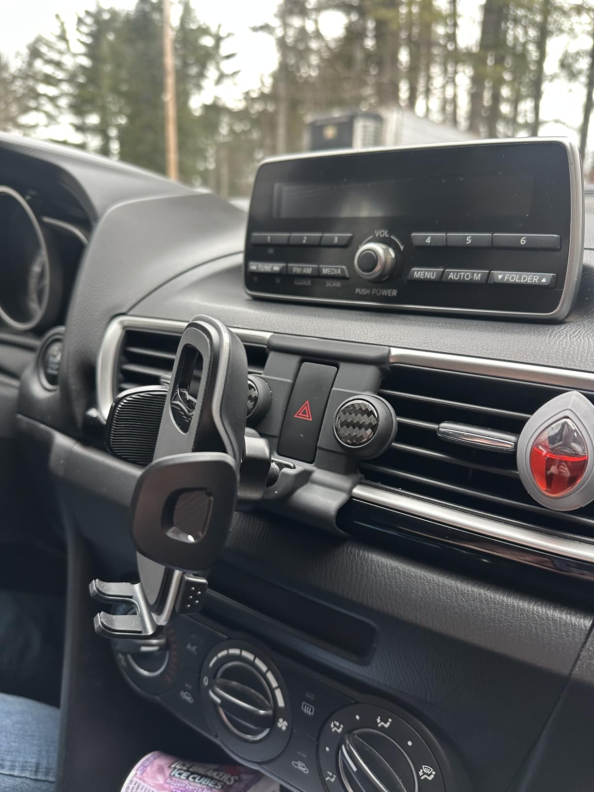 ELOHEI Custom Fit Phone Mount for Mazda 3 with Custom Base | Car Phone Holder for Mazda 3 2014 2015 2016 2017 2018 Accessories customer photo 2