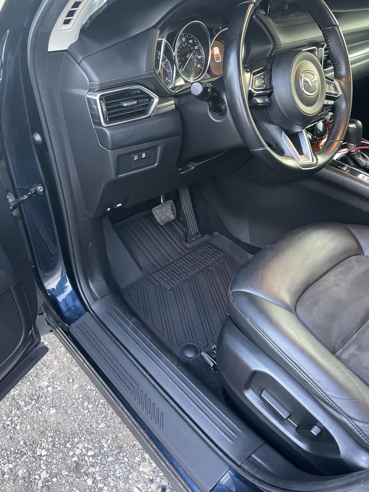 Floor Mats for Mazda CX-5 2017-2025, All Weather Floor Mats Trunk Cargo Liner with Backrest Protectors and Door Sill Guards Accessories, Full Coverage Set customer photo 1