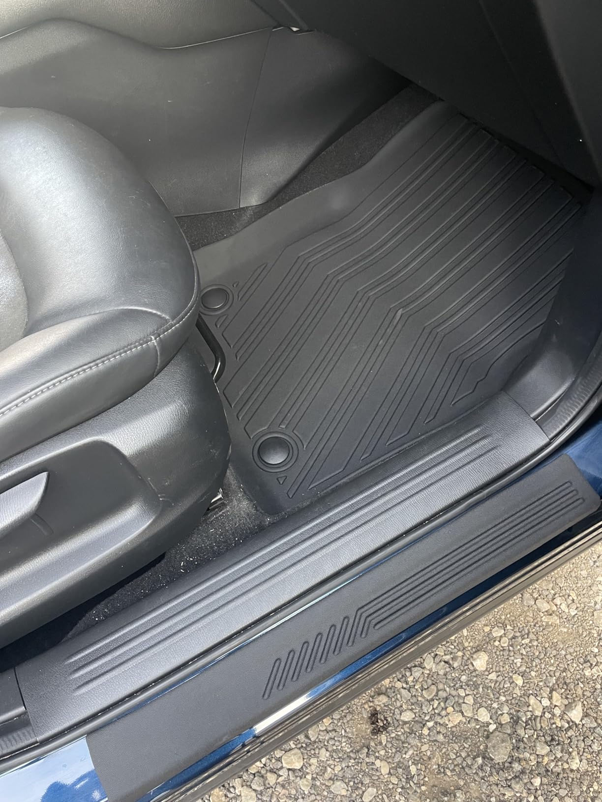 Floor Mats for Mazda CX-5 2017-2025, All Weather Floor Mats Trunk Cargo Liner with Backrest Protectors and Door Sill Guards Accessories, Full Coverage Set customer photo 2