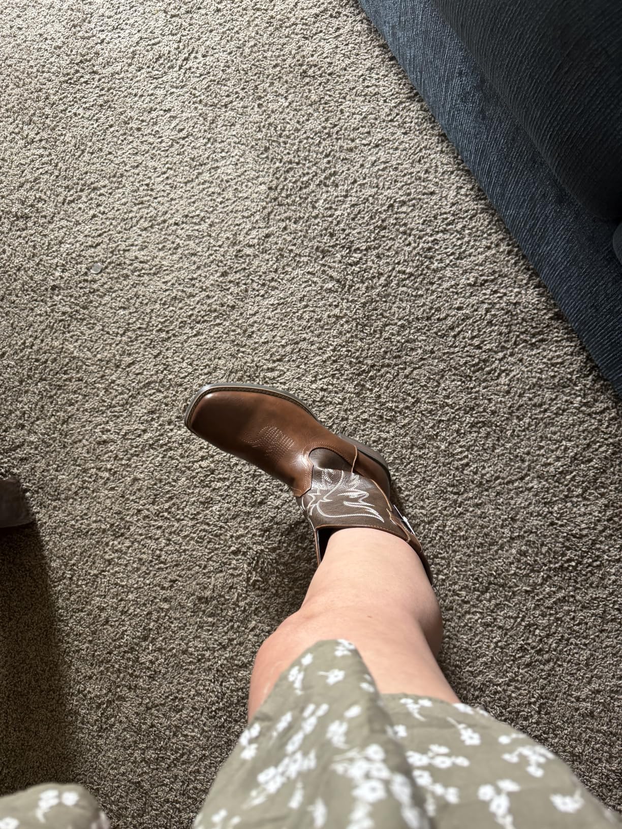 Cowboy Boots For Men Square Toe Western Boot customer photo 1