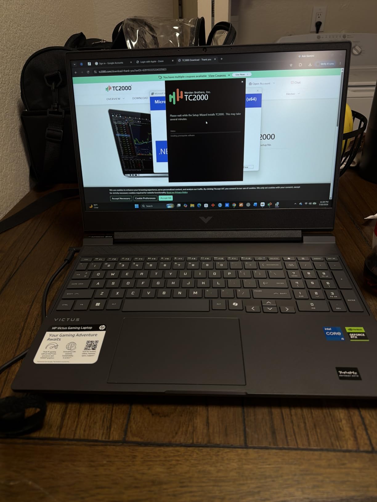 HP Victus 15.6 inch FHD 144Hz Gaming Laptop Intel Core i5-13420H NVIDIA GeForce RTX 4050 6GB - 16GB DDR4 512GB SSD Mica Silver (2024) customer photo 1