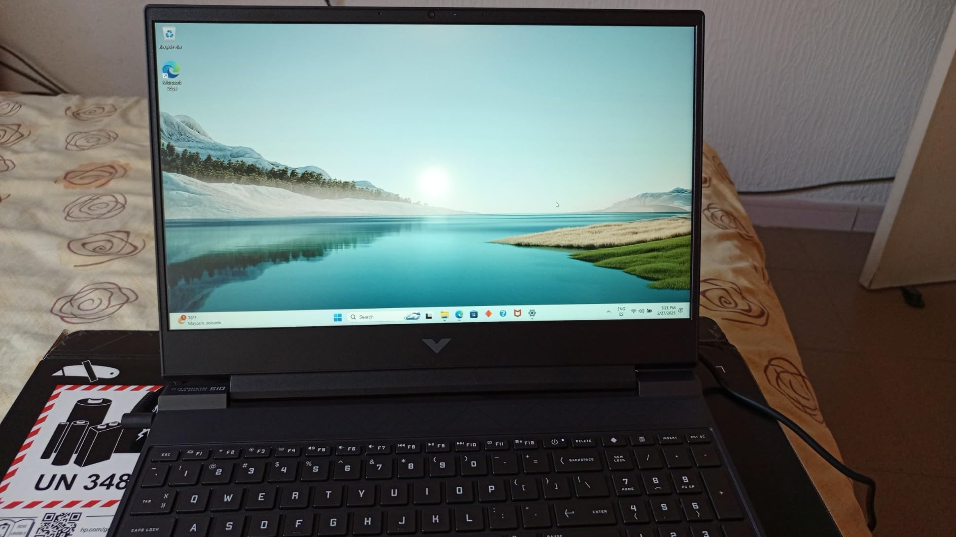 HP Victus 15.6 inch FHD 144Hz Gaming Laptop Intel Core i5-13420H NVIDIA GeForce RTX 4050 6GB - 16GB DDR4 512GB SSD Mica Silver (2024) customer photo 2