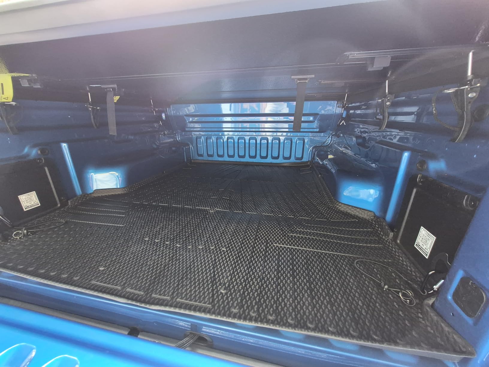 Mixsuper Truck Bed Mat for Nissan Titan 2017-2024 & XD 2016-2024 (Non Equipped Truck Bed Storage), All Weather Bed Liner for Titan Accessories TPE Durable Odorless Black customer photo 2