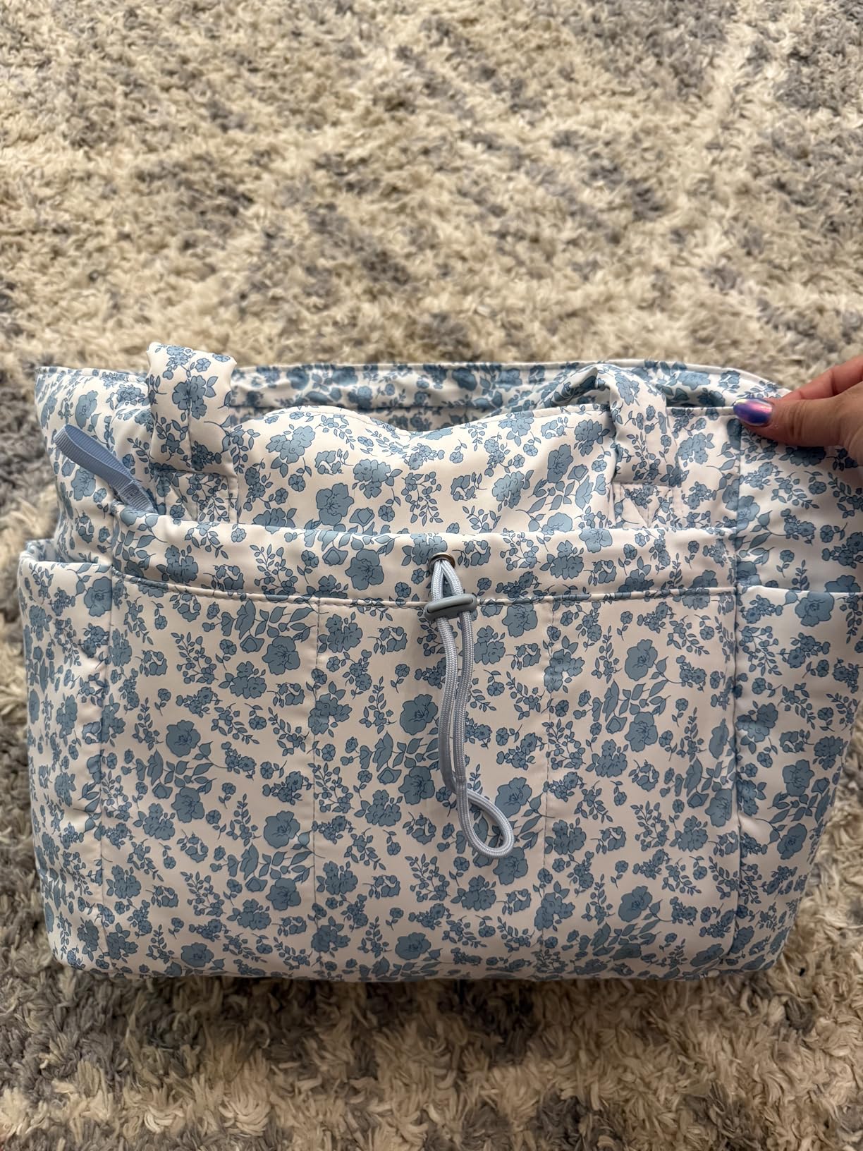 Wandering Nature Tote Bag for Women, Puffy Handbags for Work, Travel, Nurse customer photo 1