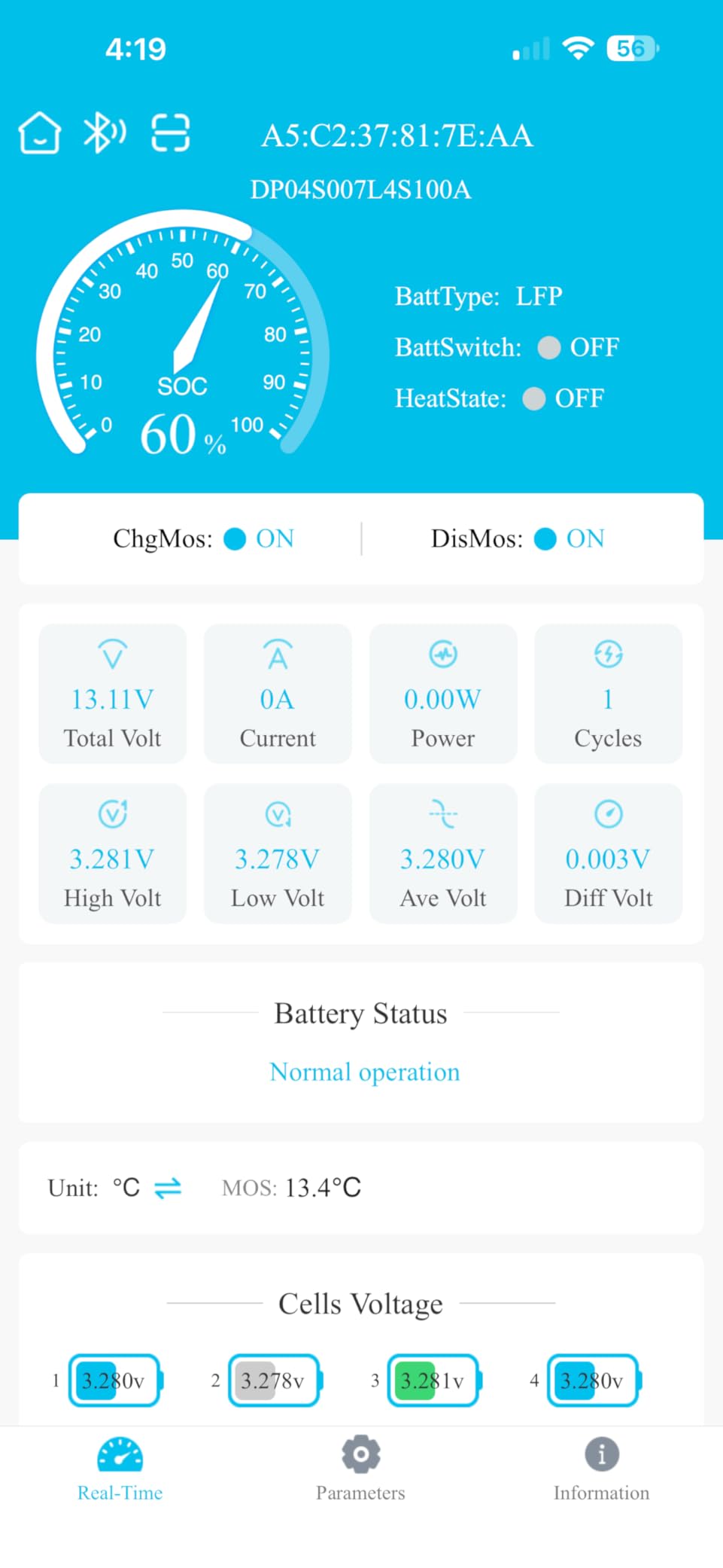 12V100Ah Bluetooth LiFePO4 Battery, Deep Cycle Lithium Battery, 15000 Charging Cycles, Lightweight Compact, Perfect For RV, Trolling Motors, Yacht, Solar Systems (12V 100Ah Group24 Bluetooth) customer photo 2