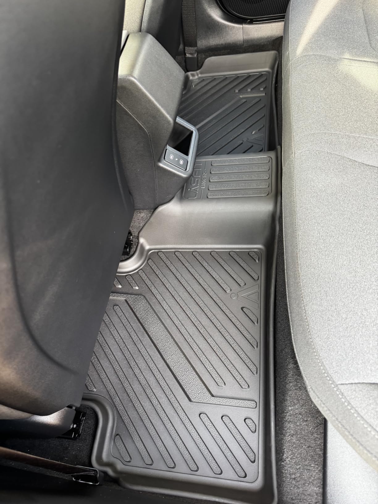 LASFIT Floor Mats for Nissan Titan 2017-2024 (Only Fit Crew Cab) & Titan XD 2016-2024, All Weather Custom Fit Floor Liners for Titan 1st & 2nd Row Car Mats (Not Fit Without Rear Seat Cargo Organizer) customer photo 1