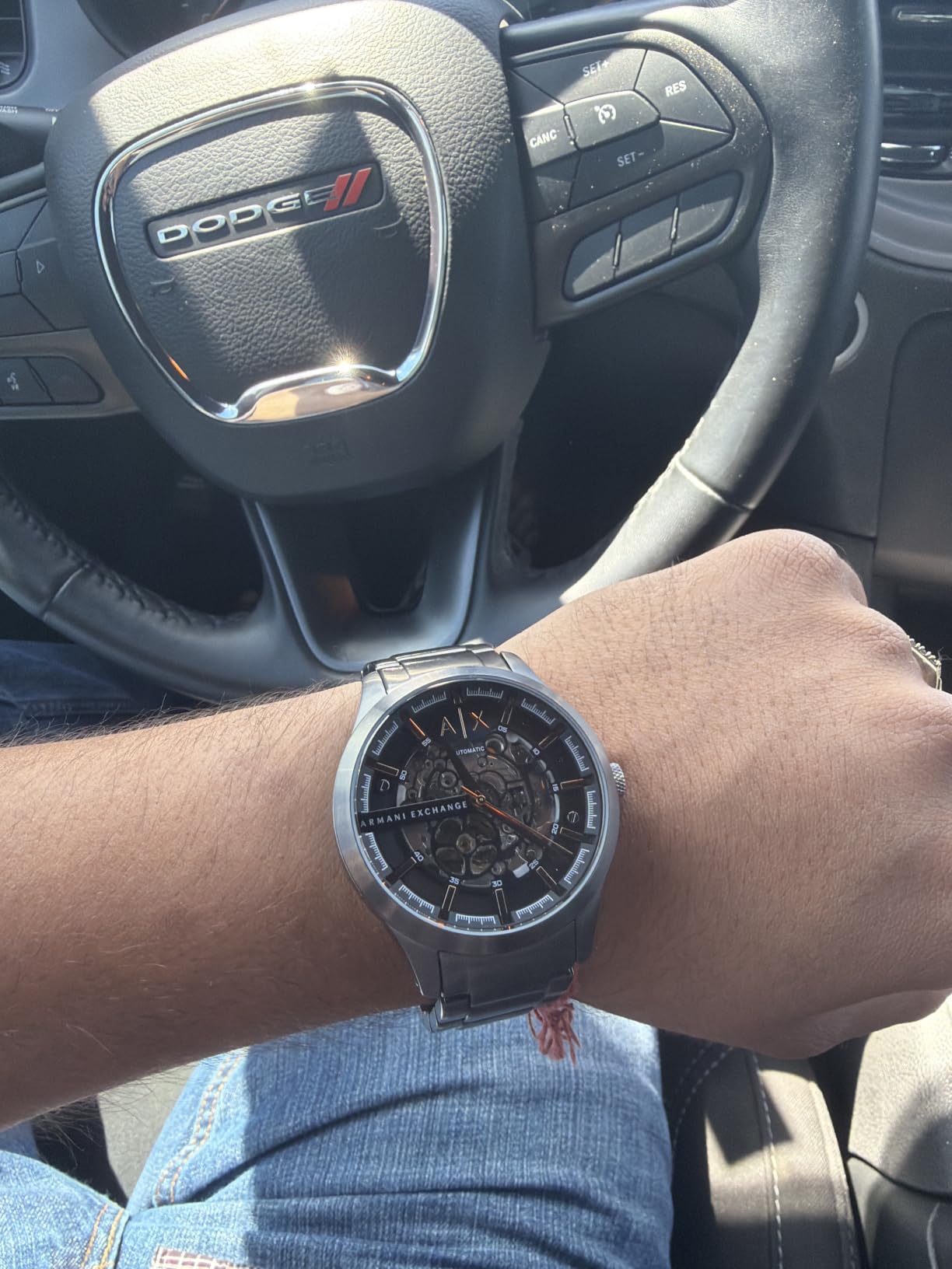 A|X Automatic Watches for Men, Stainless Steel Watch customer photo 2