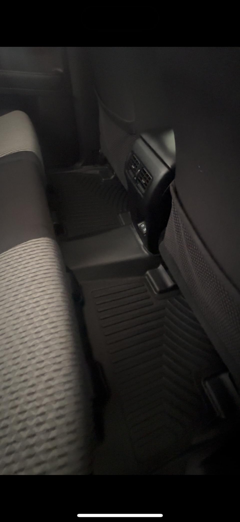 OEDRO Floor Mats & Cargo Liner Fit for Toyota 4Runner 2013-2024 (Only 5 Seater), Custom Fit TPE All Weather Floor Liners, 1st & 2nd Row Car Mats Full Set, Black customer photo 2