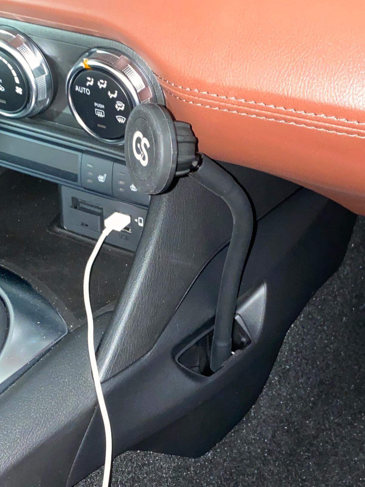 CravenSpeed Gemini Phone Mount Compatible with Mazda MX-5 Miata ND 2016-2025 | Magsafe Magnet Mount | Flexible Arm | Hands Free Phone Mount customer photo 2