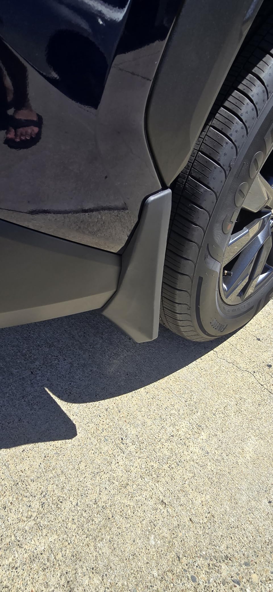 No Drill Mud Flaps Splash Guards Compatible with 2023-2026 Honda CR-V CRV (Gas Only), OEM Style Textured Black Custom Fit All Weather Exterior Accessories (4PCS) customer photo 1