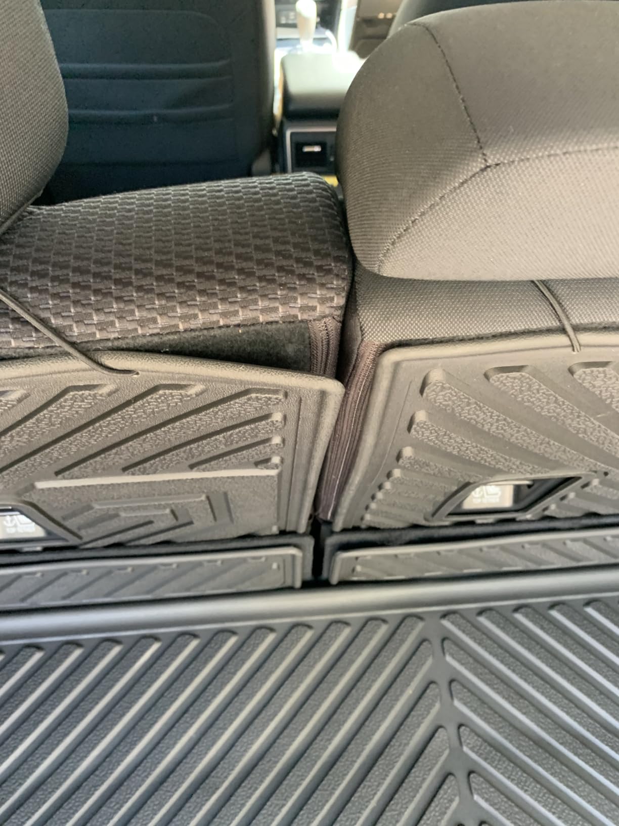 LASFIT Floor Mats & Cargo Mat for Audi Q5/SQ5 2018-2025 (Include Sportback 2021-2025), TPE All Weather Protection Custom Fit 1st & 2nd Row Floor Liners for Audi Automotive Accessories, Black customer photo 1