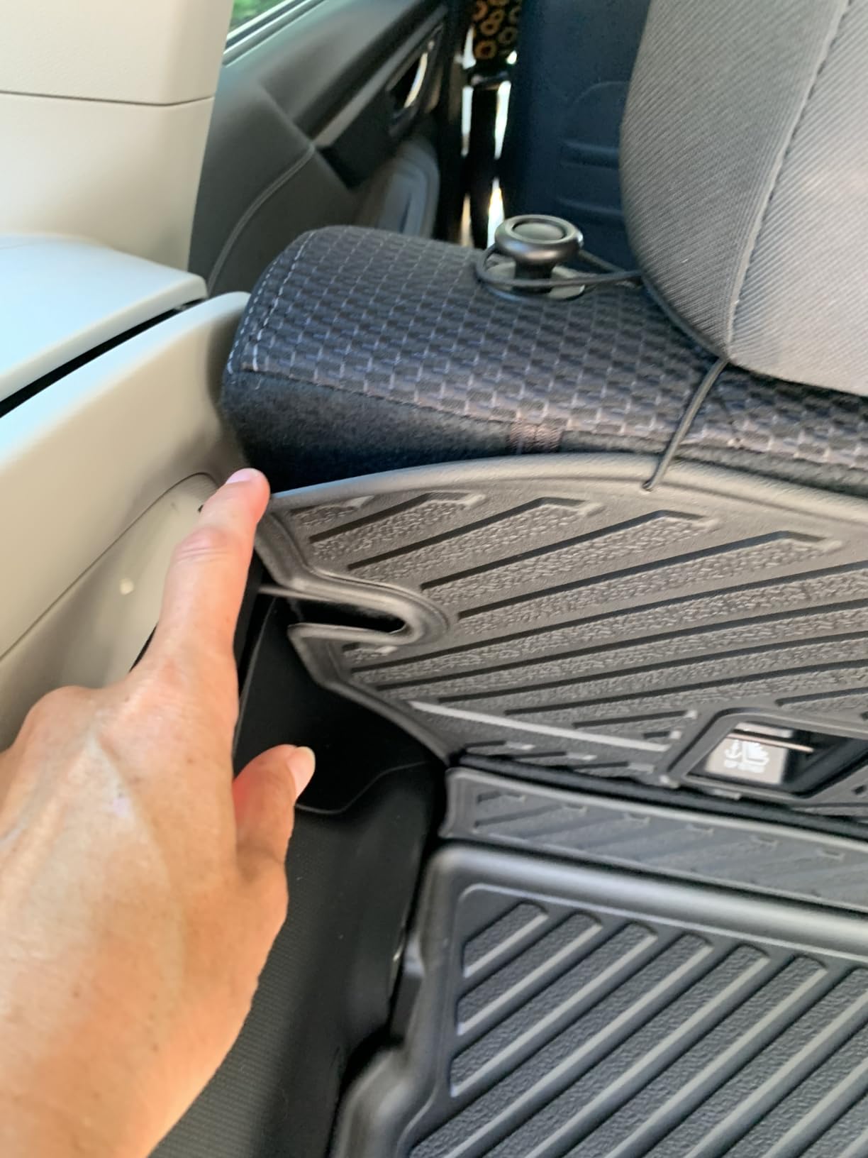 LASFIT Floor Mats & Cargo Mat for Audi Q5/SQ5 2018-2025 (Include Sportback 2021-2025), TPE All Weather Protection Custom Fit 1st & 2nd Row Floor Liners for Audi Automotive Accessories, Black customer photo 2