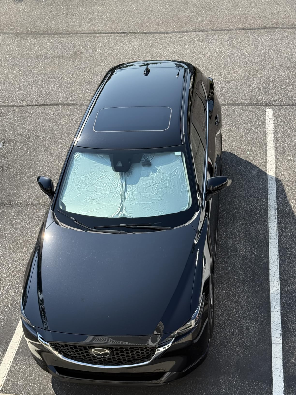 Windshield Sun Shade fit for 2016-2023 2024 2025 2026 Volvo XC90 Accessories Front Windshield Sun Shade Foldable Sunshade Protector customer photo 1