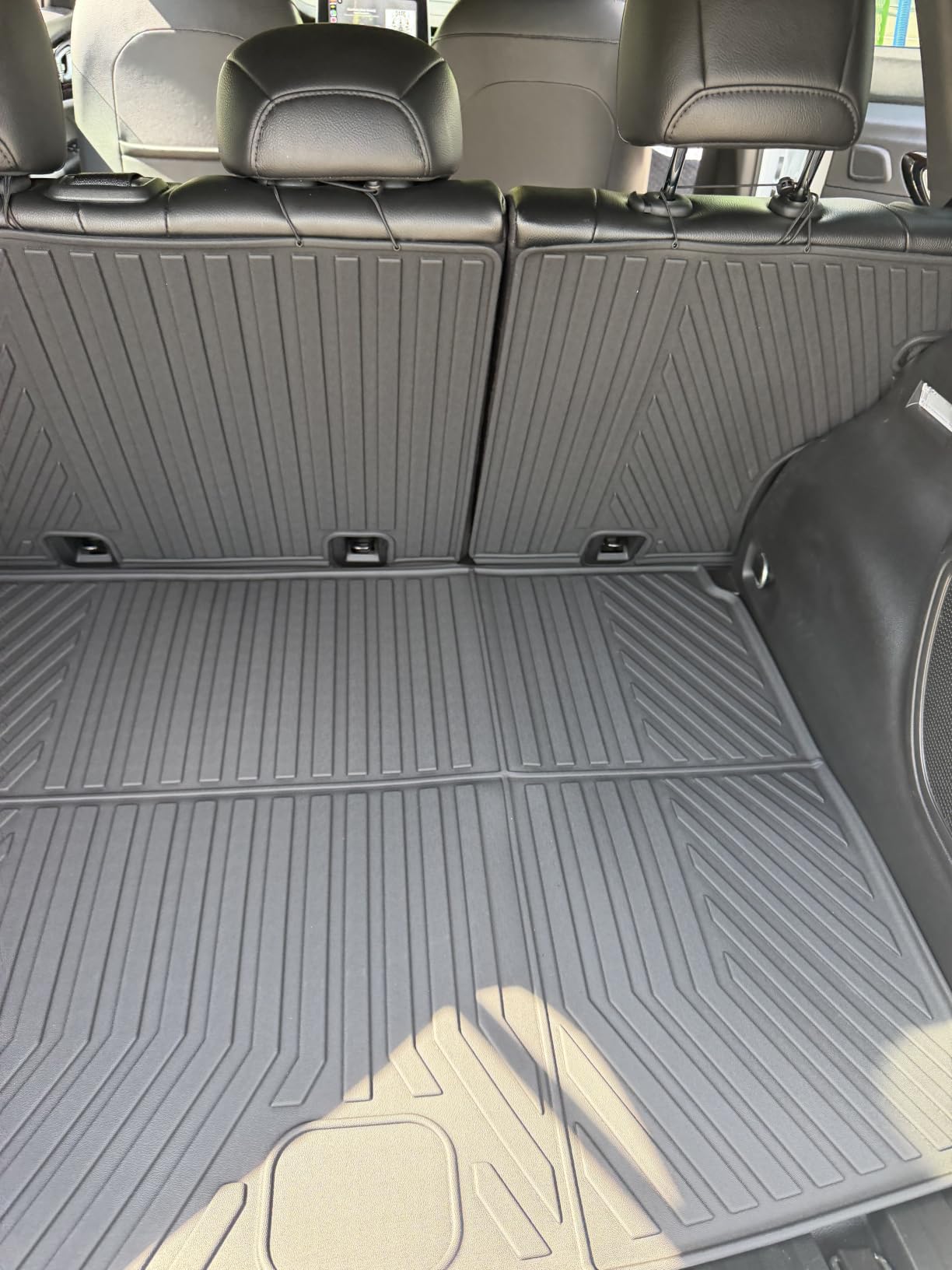 Floor Mats for Jeep Compass 2017-2026, All Weather Floor Mats Cargo Liner with Backrest Protectors and Door Sill Guards Accessories, Full Coverage Set (Fit New Body Style 2nd Generation) customer photo 1