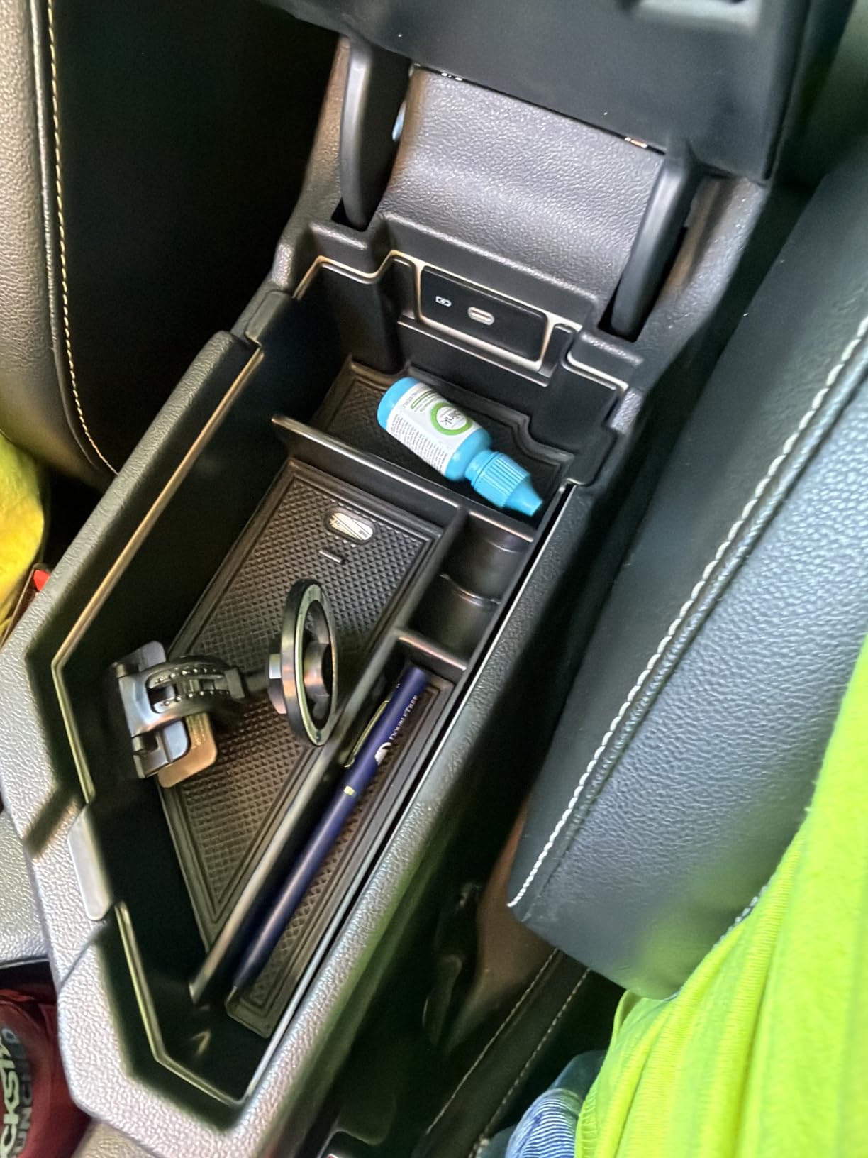 Armrest Storage Box Insert Organizer for Volkswagen Jetta 2020-2026 S/SE/SEL/GLI Autobahn, Jetta Center Console Tray, Interior Storage Solution customer photo 1