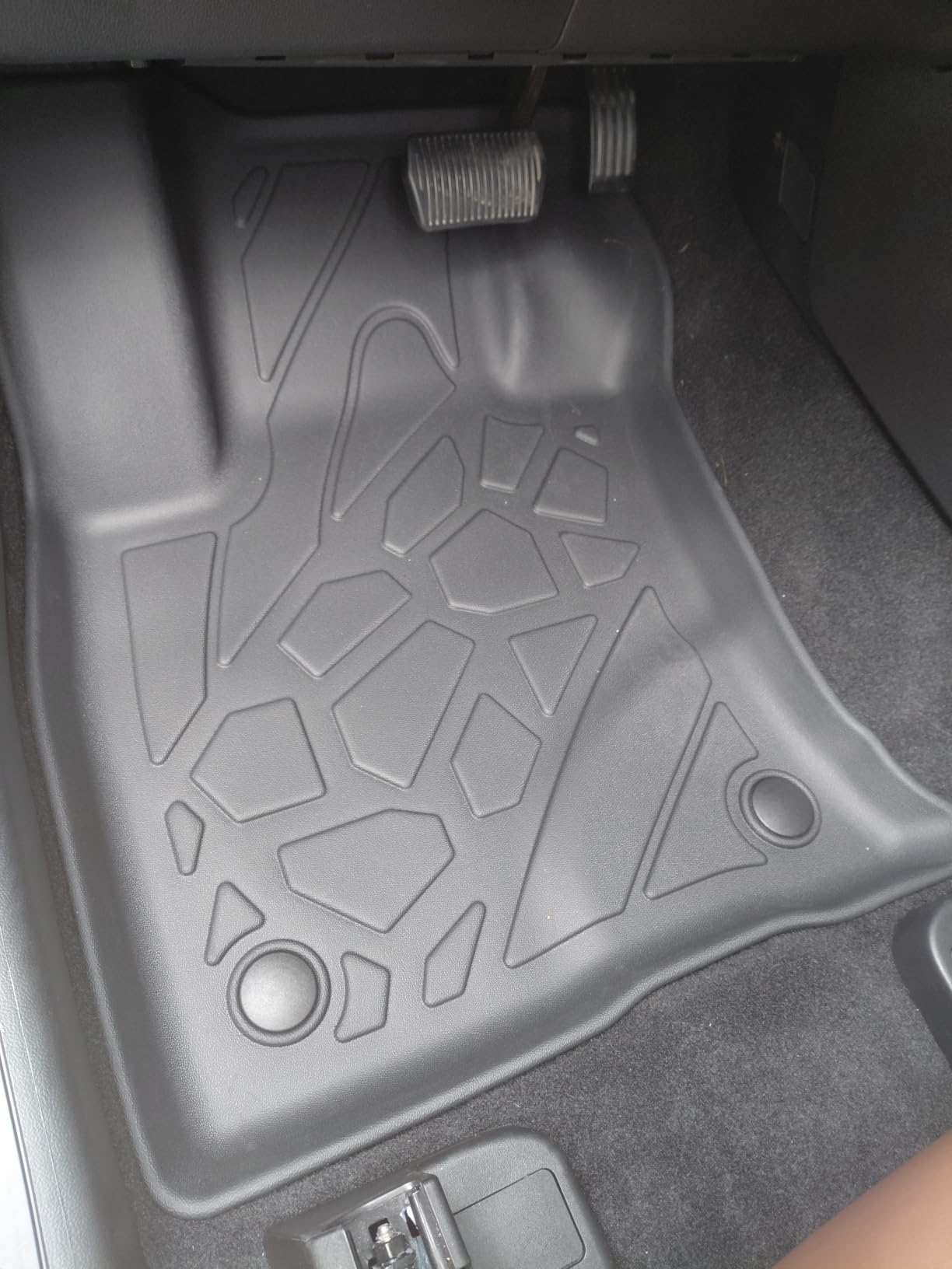 Floor Mats for 2026 2025 2024 Ford Ranger SuperCrew Cab, TPE All Weather Durable Floor Liners Door Sill Guards for Ford Ranger Accessories customer photo 2
