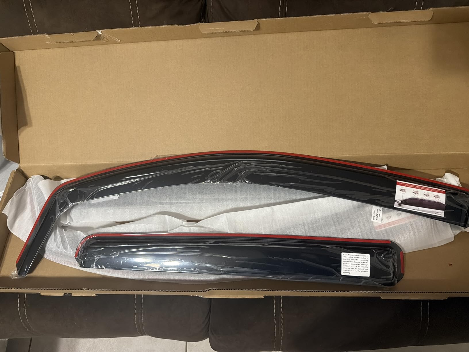 Visor Rain Guards Compatible with 2023-2026 Chevrolet Colorado GMC Canyon 4PCS Front and Rear in-Channel Window Visors Wind Deflectors customer photo 2
