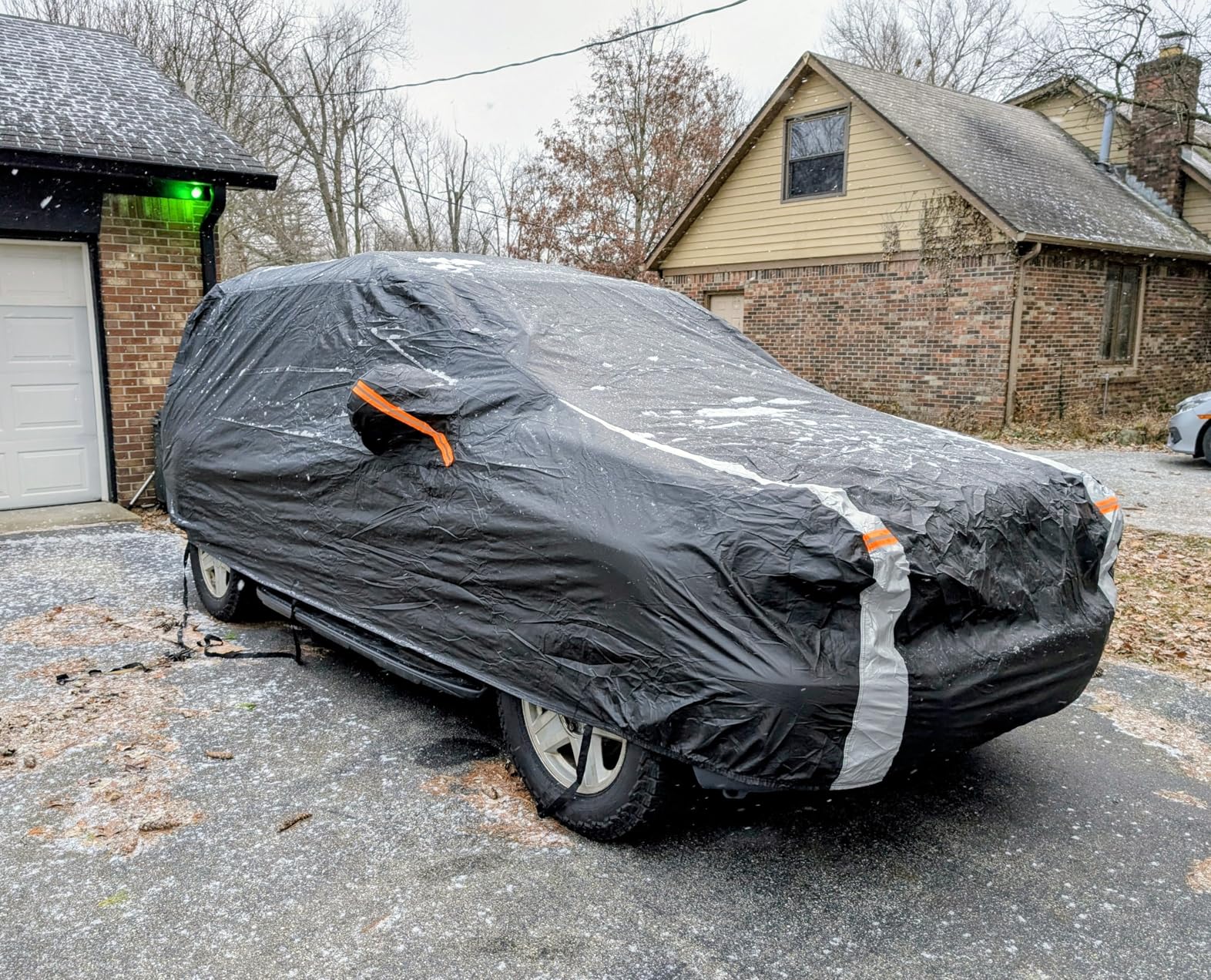 Large SUV Car Cover for Jeep Wagoneer 2021-2026, 100% Waterproof All Weather, Heavy Duty Outdoor Full Exterior Covers Rain Sun Wind UV Protection customer photo 2