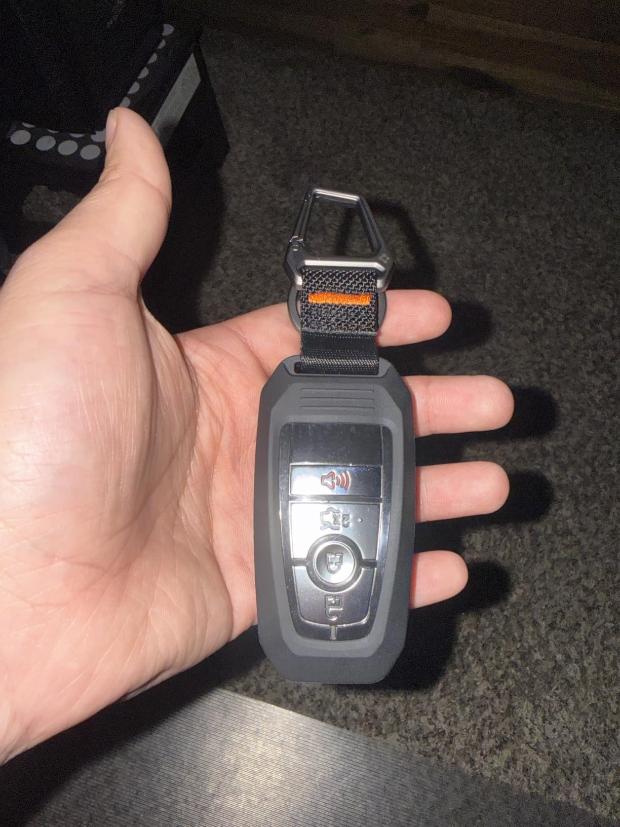 Spigen Rugged Armor Key Fob Cover with Carabiner & Keychain for Ford Escape, Explorer, F150, Bronco and More customer photo 2