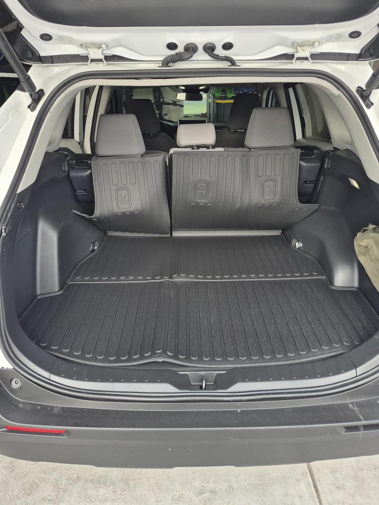 Floor Mats for Toyota Corolla 2020-2026, All Weather Floor Mats Trunk Cargo Liner and Door Sill Guards Accessories, Full Coverage Set (Fit Sedan Models) customer photo 2