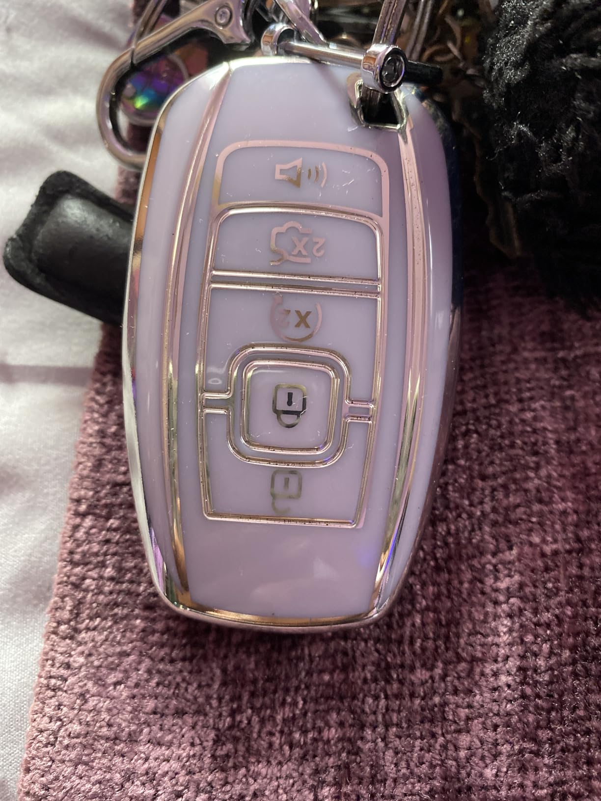 MILD EAST for Lincoln Key Fob Cover Compatible with Aviator Corsair Nautilus Navigator Continental MKC MKZ MKX Key Shell Case customer photo 1