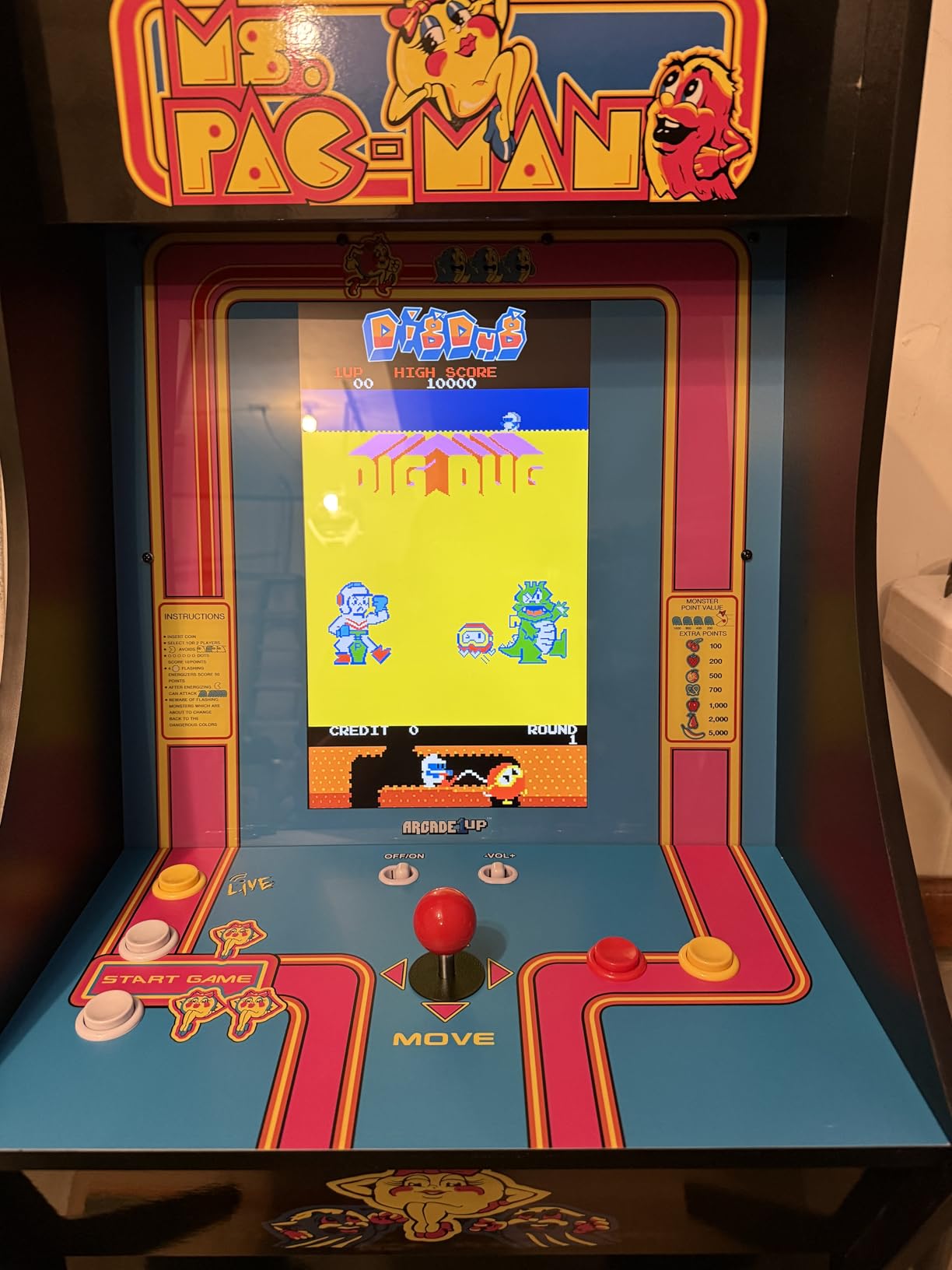 Arcade1Up Ms. Pac-Man Classic SE Arcade Machine, 13 Classic Games | 4 Feet Tall with 15.6-Inch IPS Color Monitor, Dual Speakers and Wi-Fi Leaderboards customer photo 1