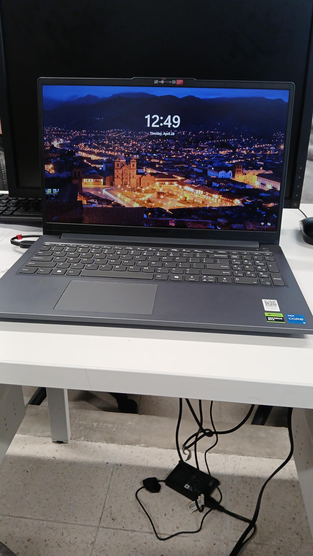 Lenovo LOQ Essential AI-Powered Student Gaming Laptop - Intel Core i5-12450HX - 15.6