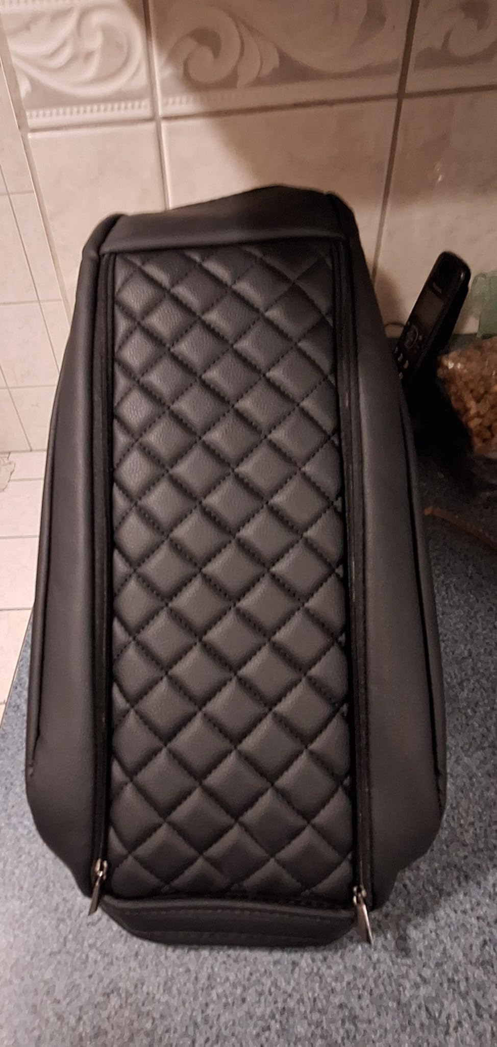 KBH Center Console Armrest Cover for Toyota Highlander 2020 2021 2022 2023 2024 2025, Arm Rest Lid Accessories Cushion Pad, Anti-Scratch, Black customer photo 2