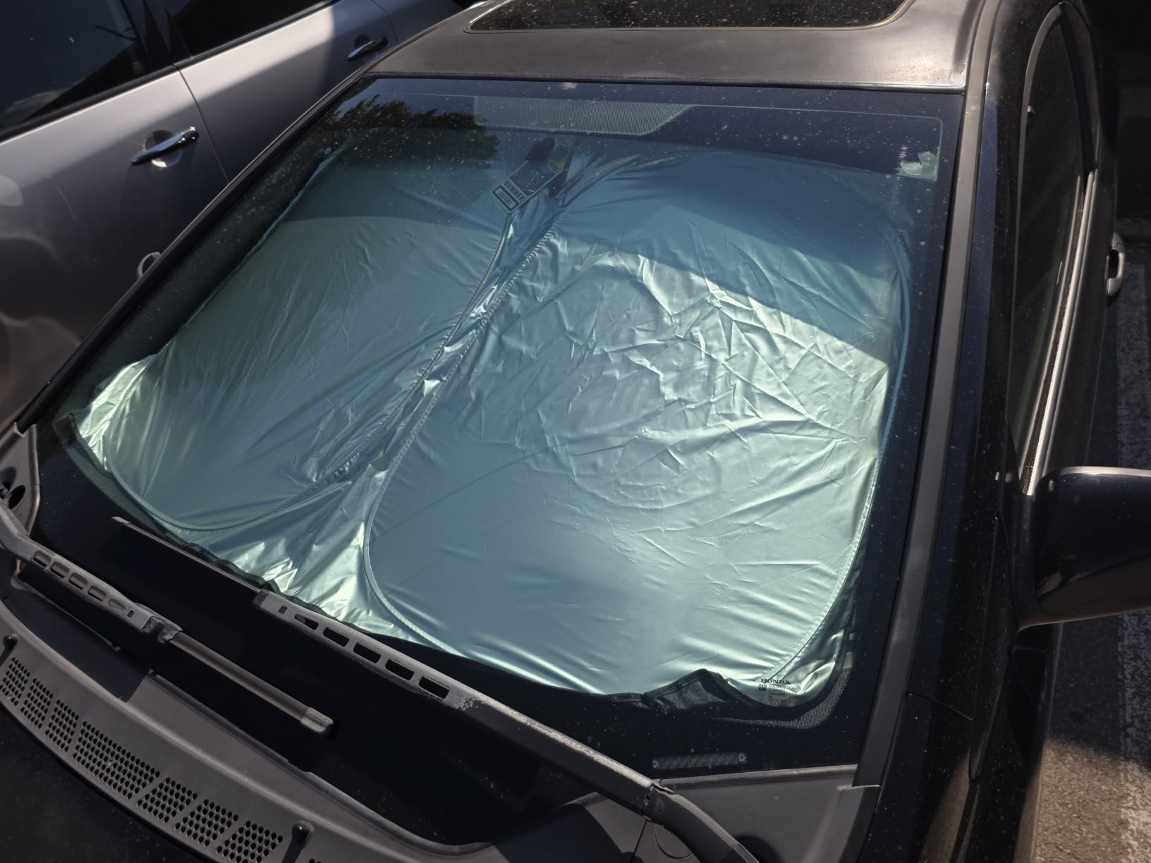 INSAUTO Custom Fit Windshield Sun Shade Accessories for Dodge Charger 2011-2023, Foldable Front Window Sunshade, UV & Heat Reflector, Keeps Interior Cool, Includes Storage Bag customer photo 1