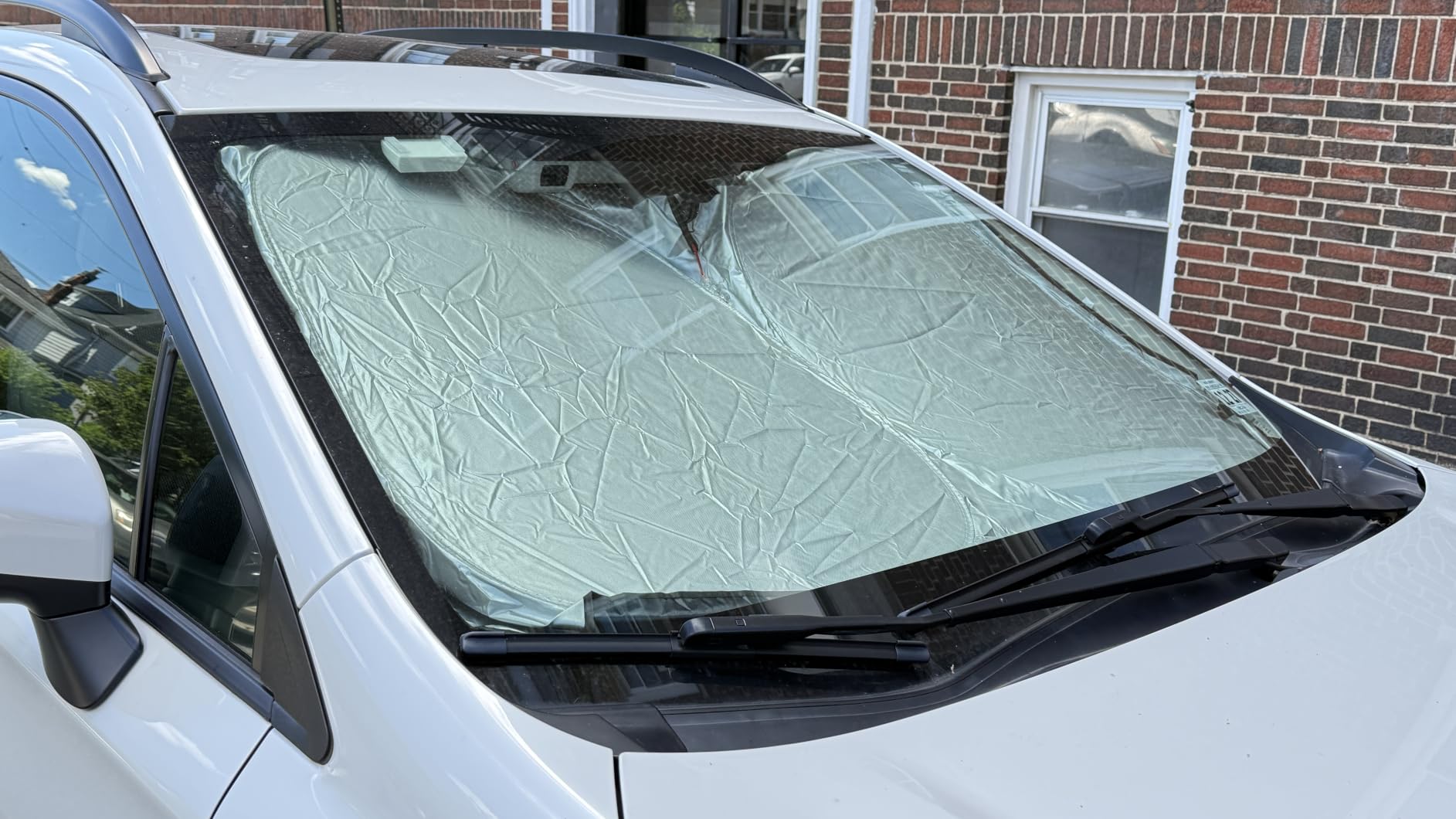 EcoNour Windshield Sunshade Compatible for Honda Pilot 2016-2024 2025 2026, Sun Visor for Front Windshield & Window Sun Shade Cover, UV Heat Blocker & Protector, Car Accessories customer photo 1