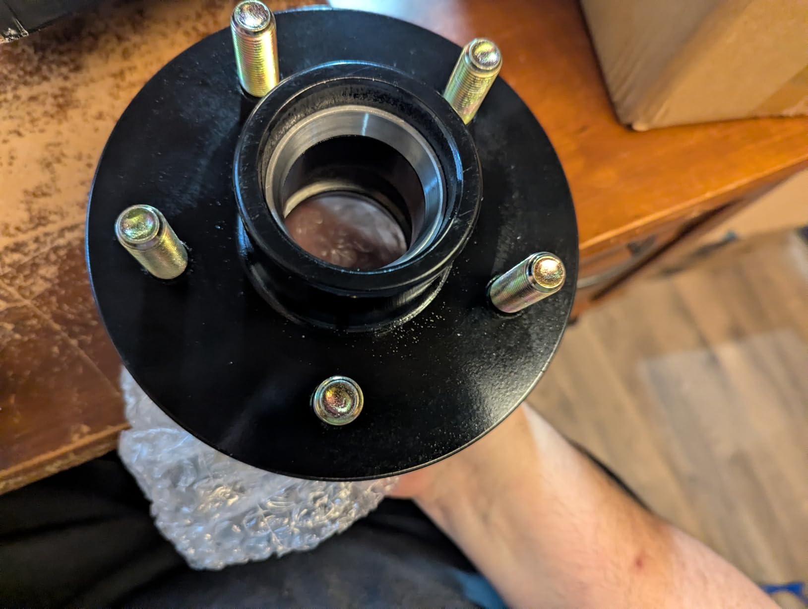 3500lb Trailer Idler Hub Kit, 5 on 4.5