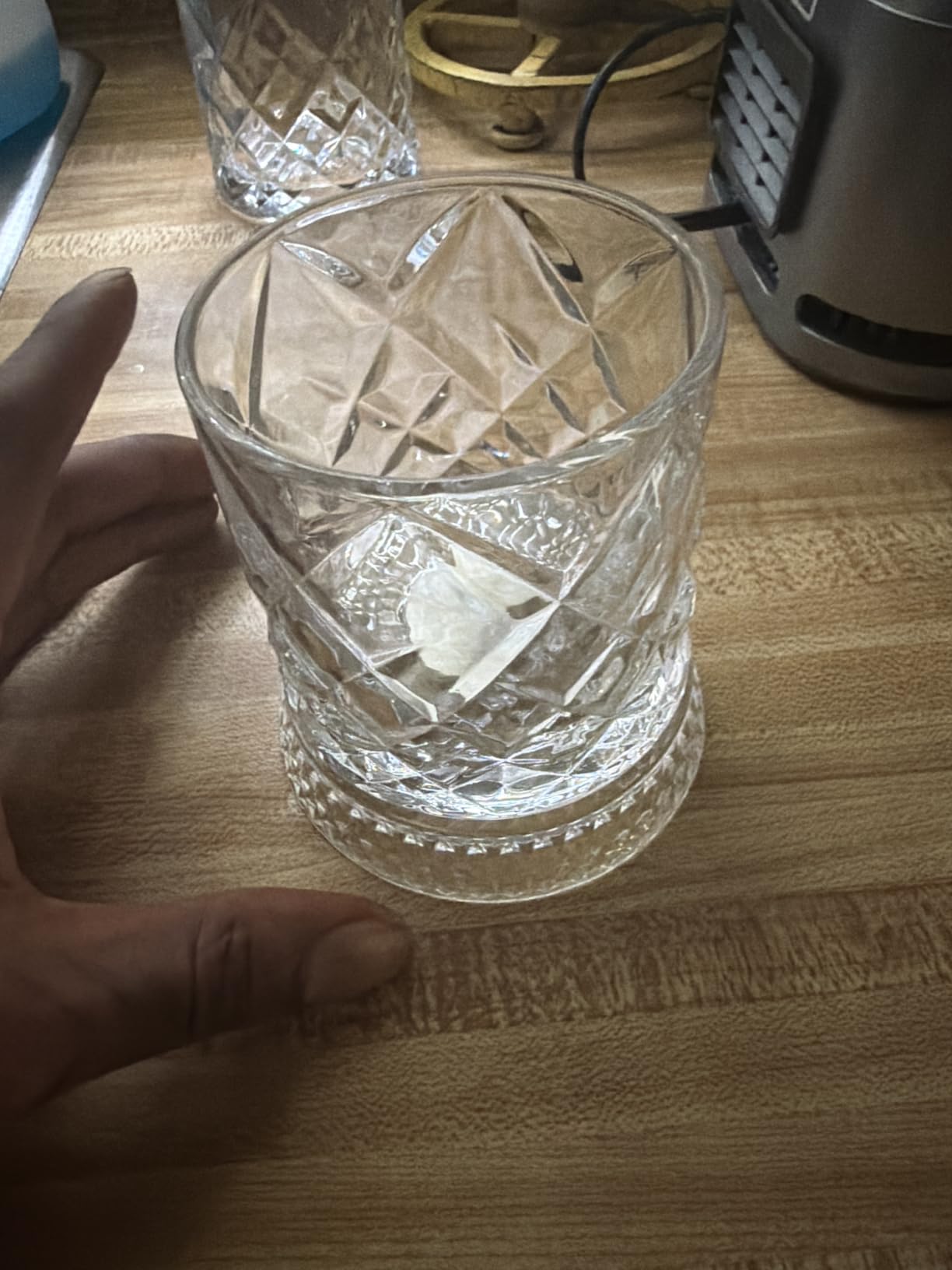 Spinning Whiskey Glasses Set of 4 With Iceball Molds, 9.5oz Lead-free Rotating Old Fashioned Rocks Glasses for Bourbon, Scotch, Liquor and Cocktails, Gifts for Whiskey-lovers customer photo 2