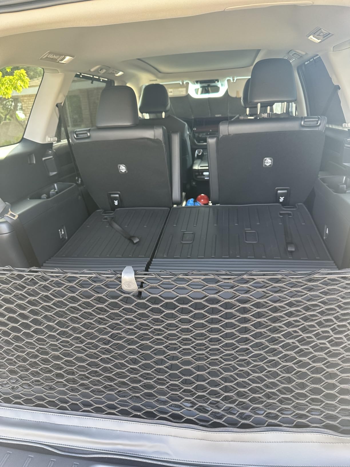 Cargo Mat Backrest Mats for 2018-2024 Ford Expedition Max 7/8 Seats, All Weather TPE Trunk Mat Cargo Liner Accessories (Cargo Mat+3rd Row Backrest Mats) customer photo 1
