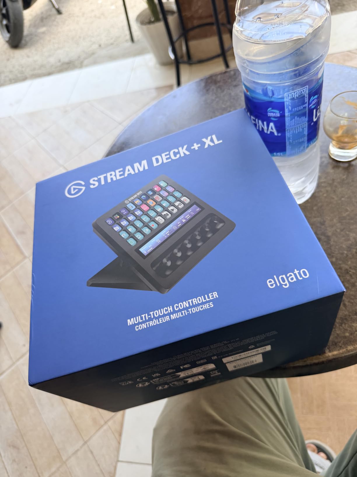 Elgato Stream Deck + XL Control Platform, Dials, Touch Strip | 36 customizable macro keys, Six multifunction dials, Touch strip display, Hundreds of integrations, USB-C for PC and Mac customer photo 1
