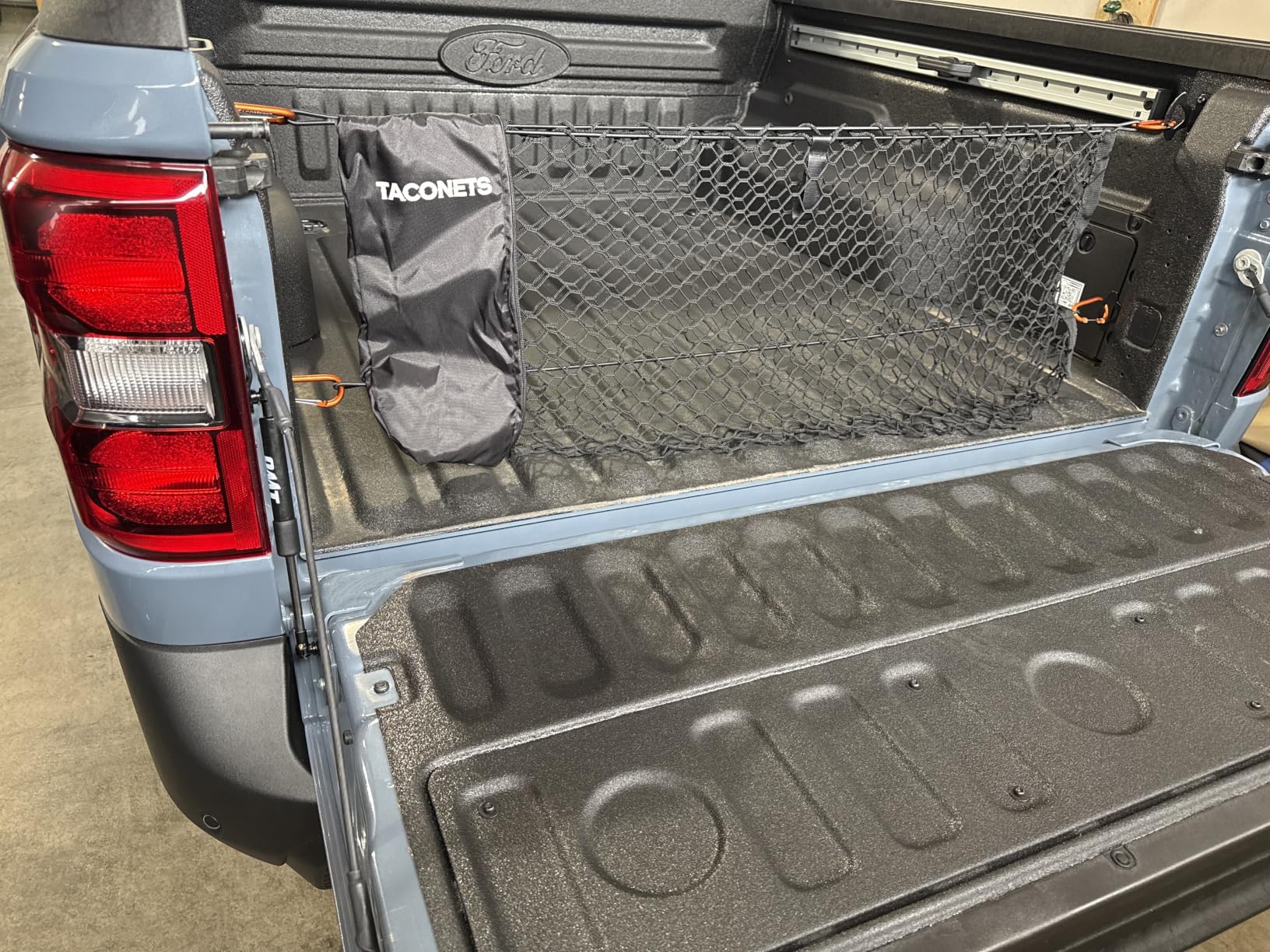 TacoNets Envelope Cargo Net for Acadia/Traverse/Enclave - Fits 2024-Current - Upgraded 5mm Bungee - Integrated Storage Bag - Heavy Duty Hooks - Designed in USA customer photo 1